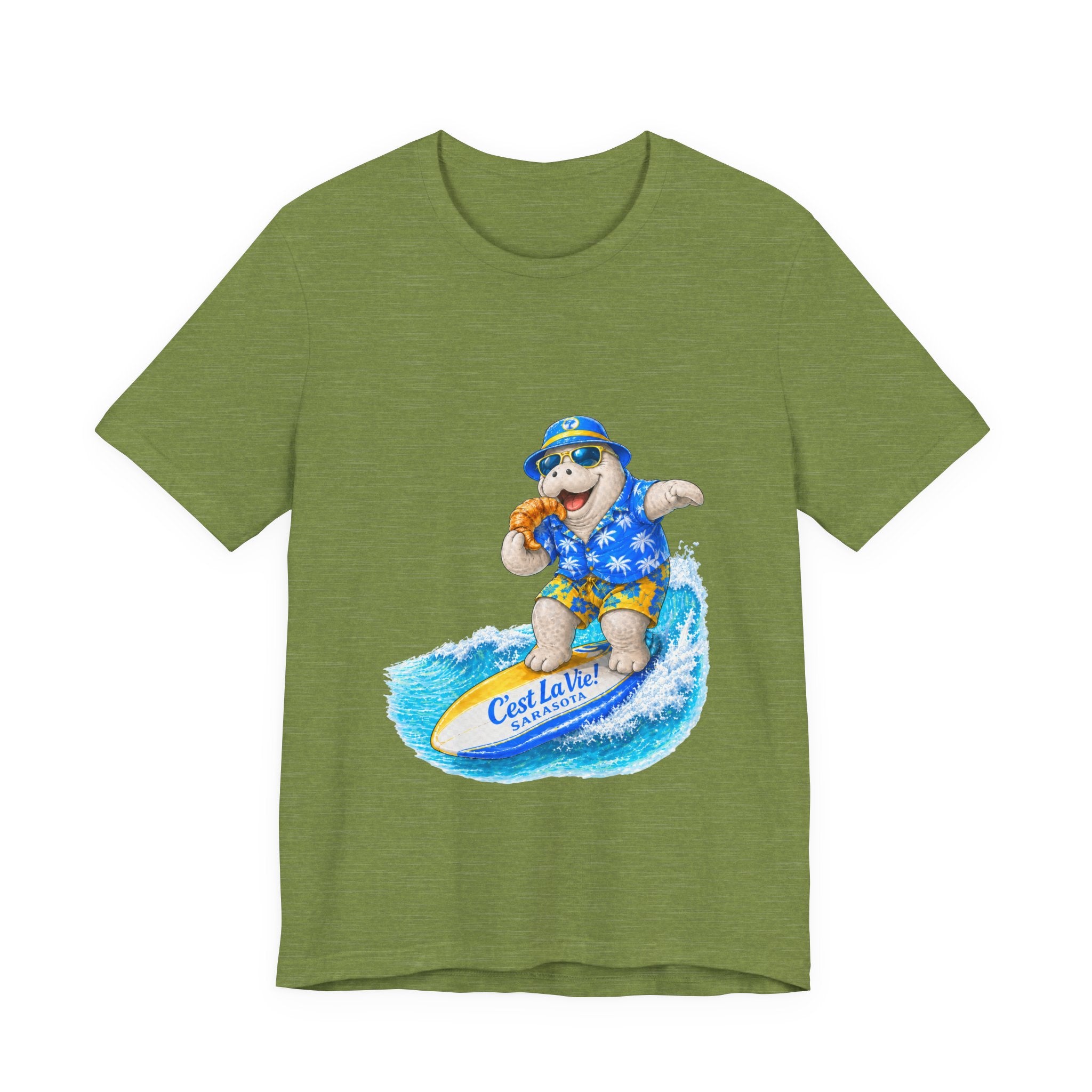 Unisex T-Shirt C'est La Vie — Manatee Surfer