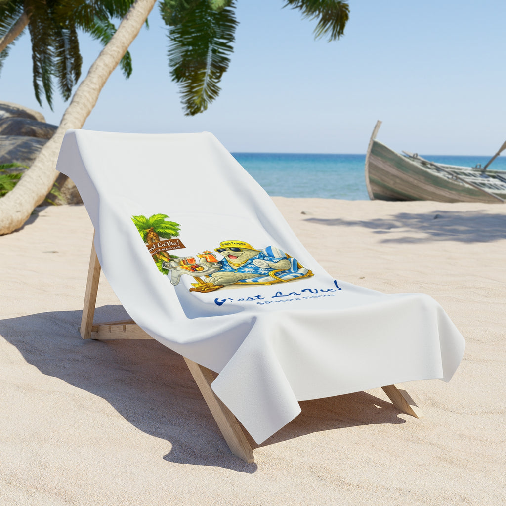 Beach Towel — Manatee Saint-Tropez