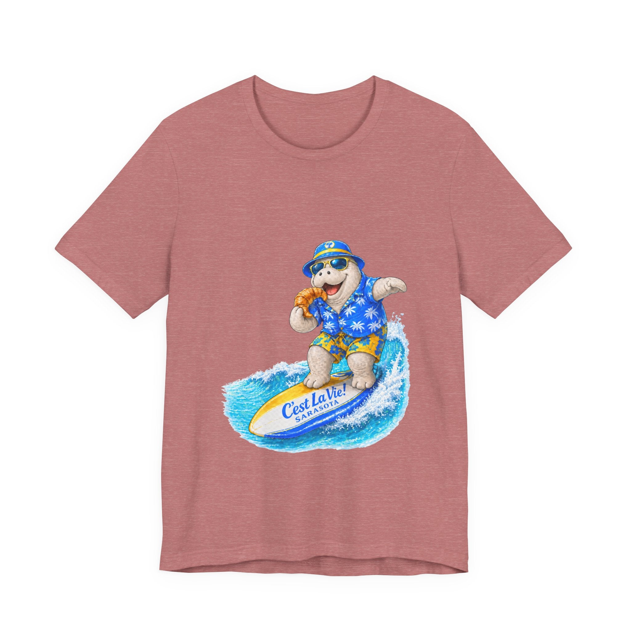Unisex T-Shirt C'est La Vie — Manatee Surfer