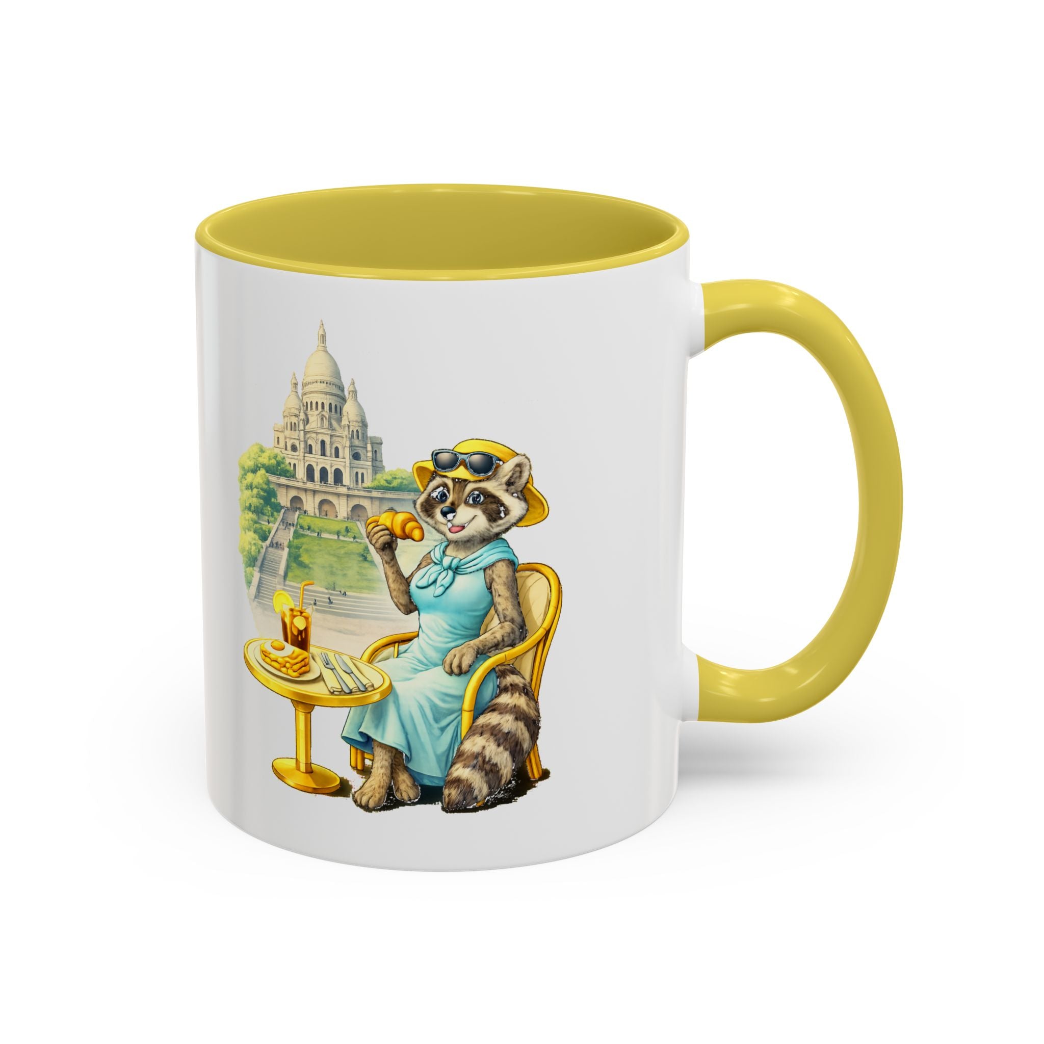 C'est La Vie! Racoon Café Mug — Authentic French Bakery Sarasota Cup (11oz/15oz)