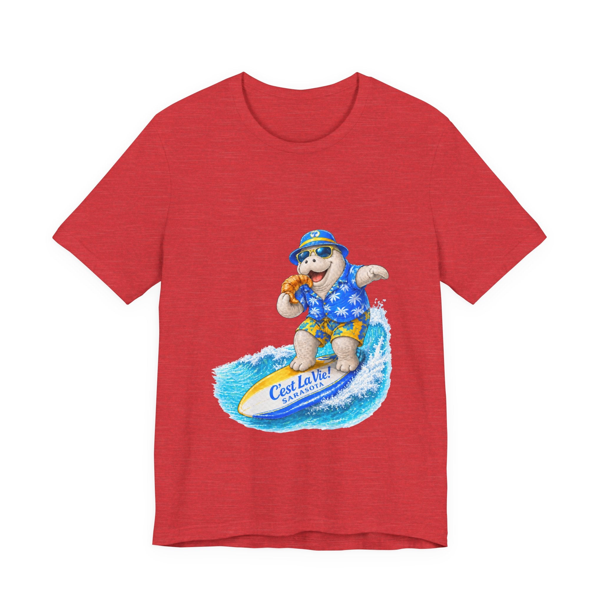 Unisex T-Shirt C'est La Vie — Manatee Surfer