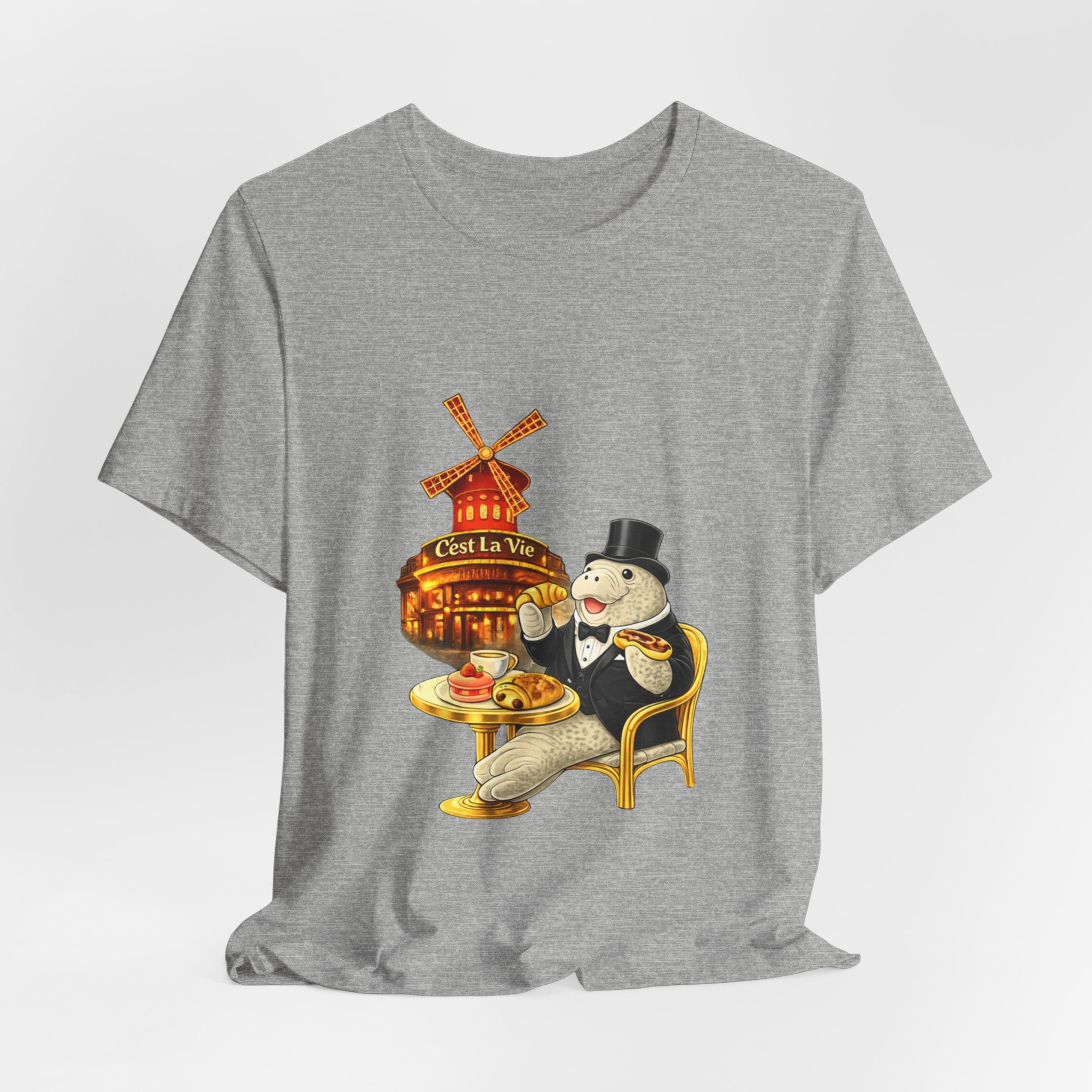 T-Shirt C'est La Vie Smoking Manatee — Owner Edition