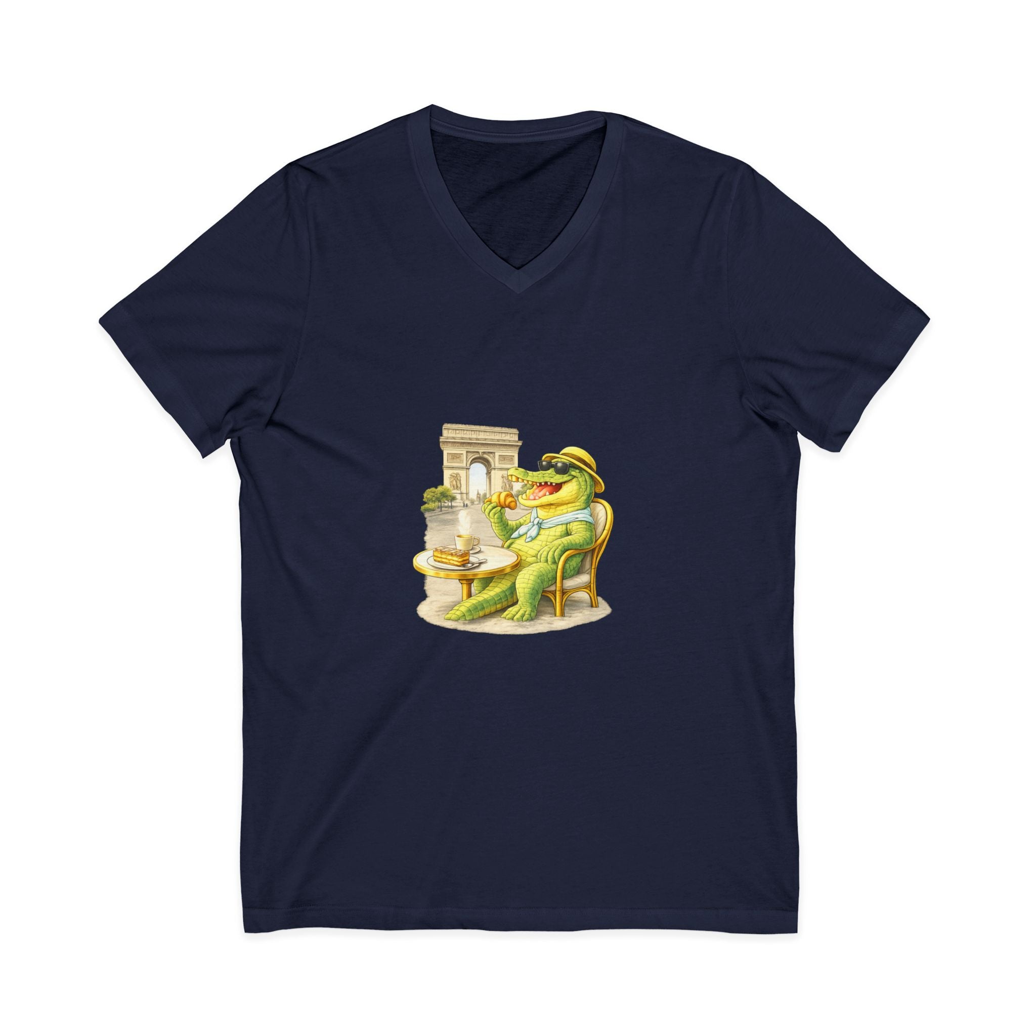 Unisex V-Neck T-Shirt C'est La Vie — Gator Paris