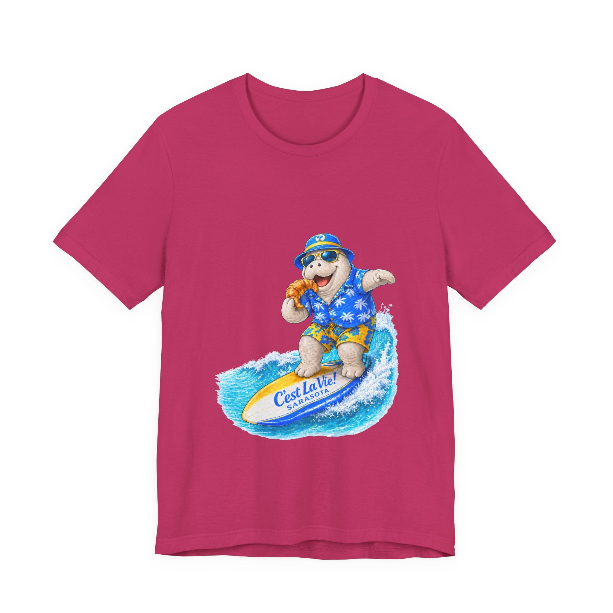 Unisex T-Shirt C'est La Vie — Manatee Surfer