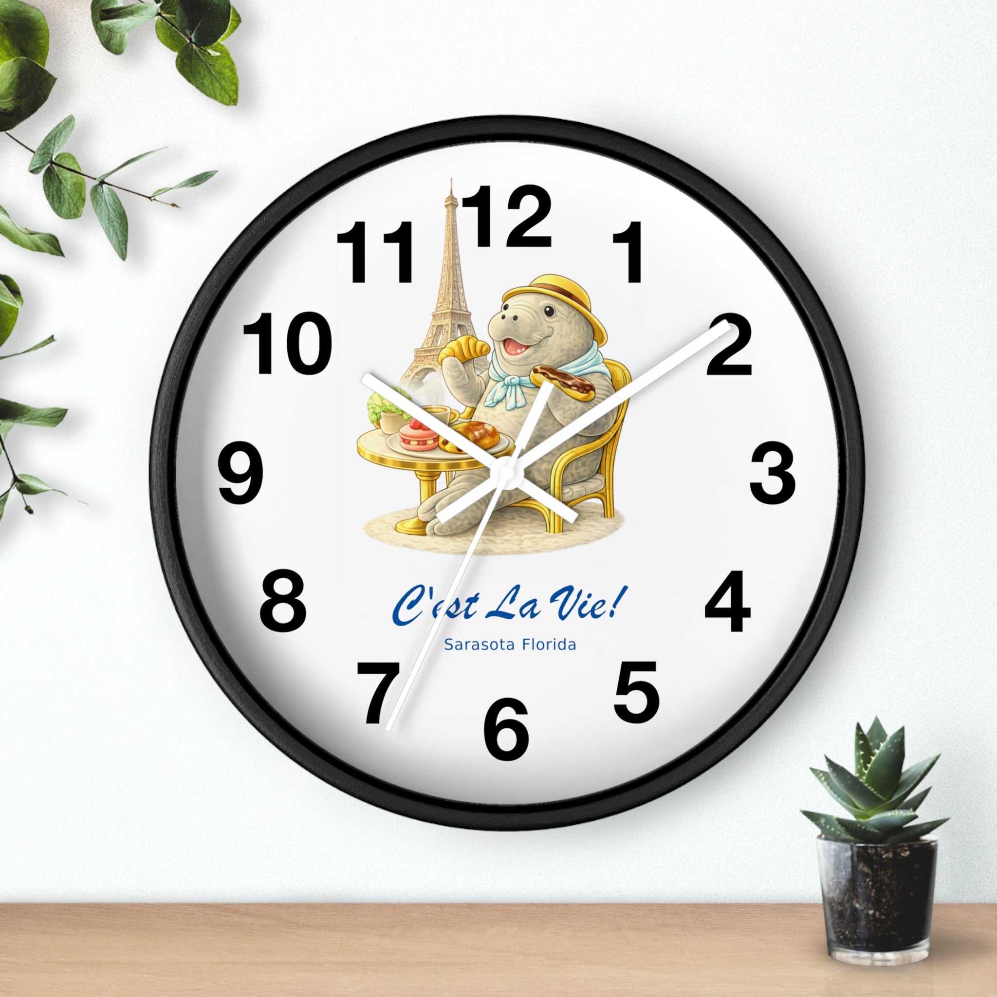 Wall Clock C’est La Vie! (Sarasota, Florida)