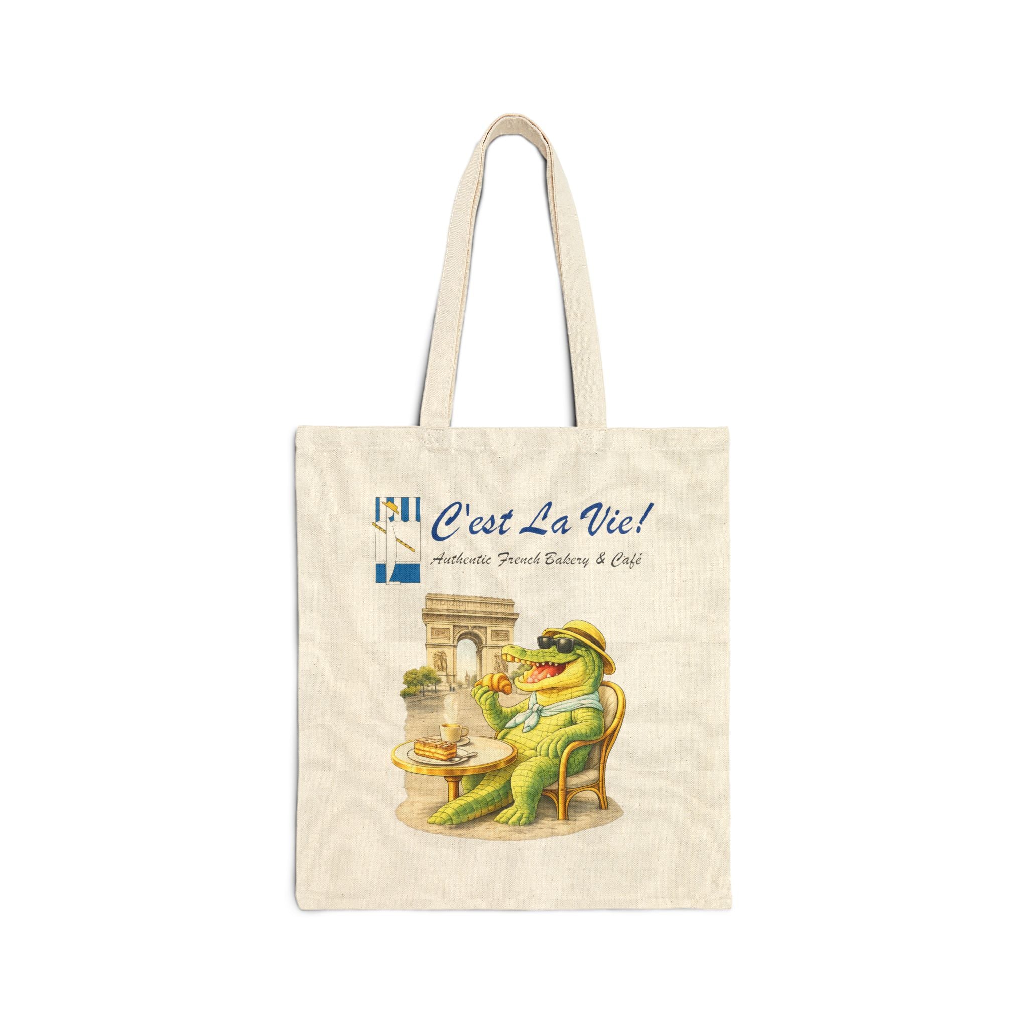 Tote Bag — C'est La Vie! Vintage Alligator & Manatee Café