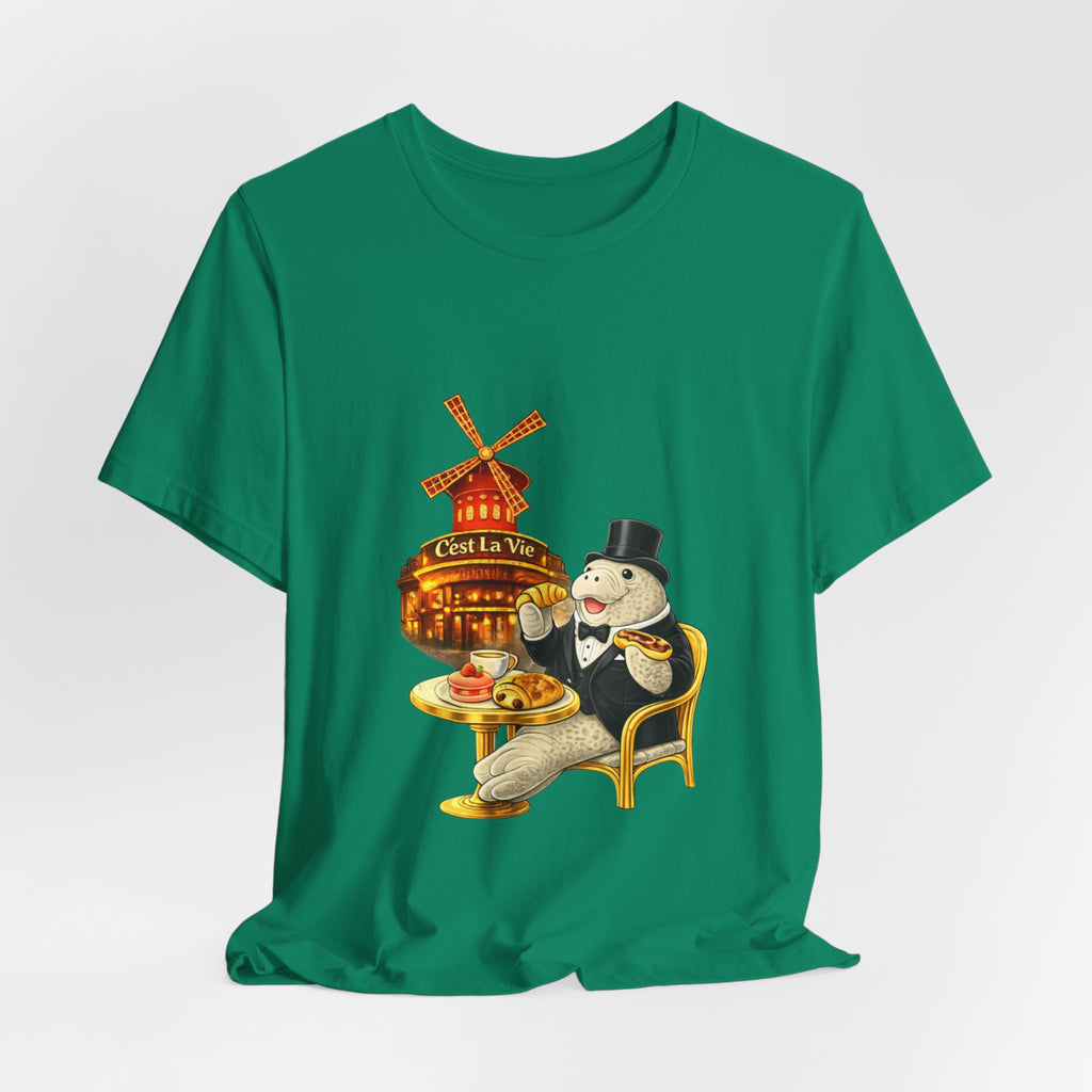 T-Shirt C'est La Vie Smoking Manatee — Owner Edition