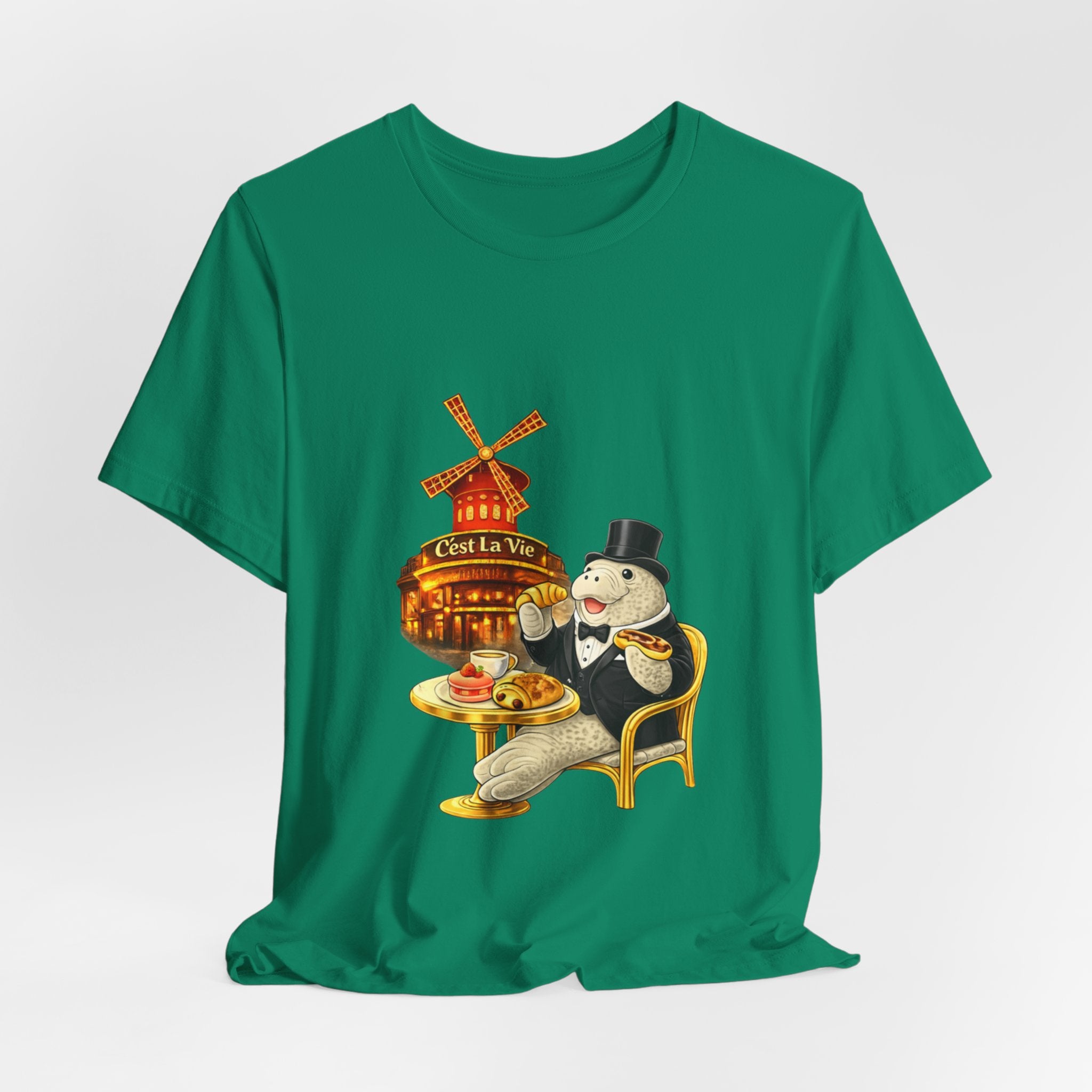 T-Shirt C'est La Vie Smoking Manatee — Owner Edition