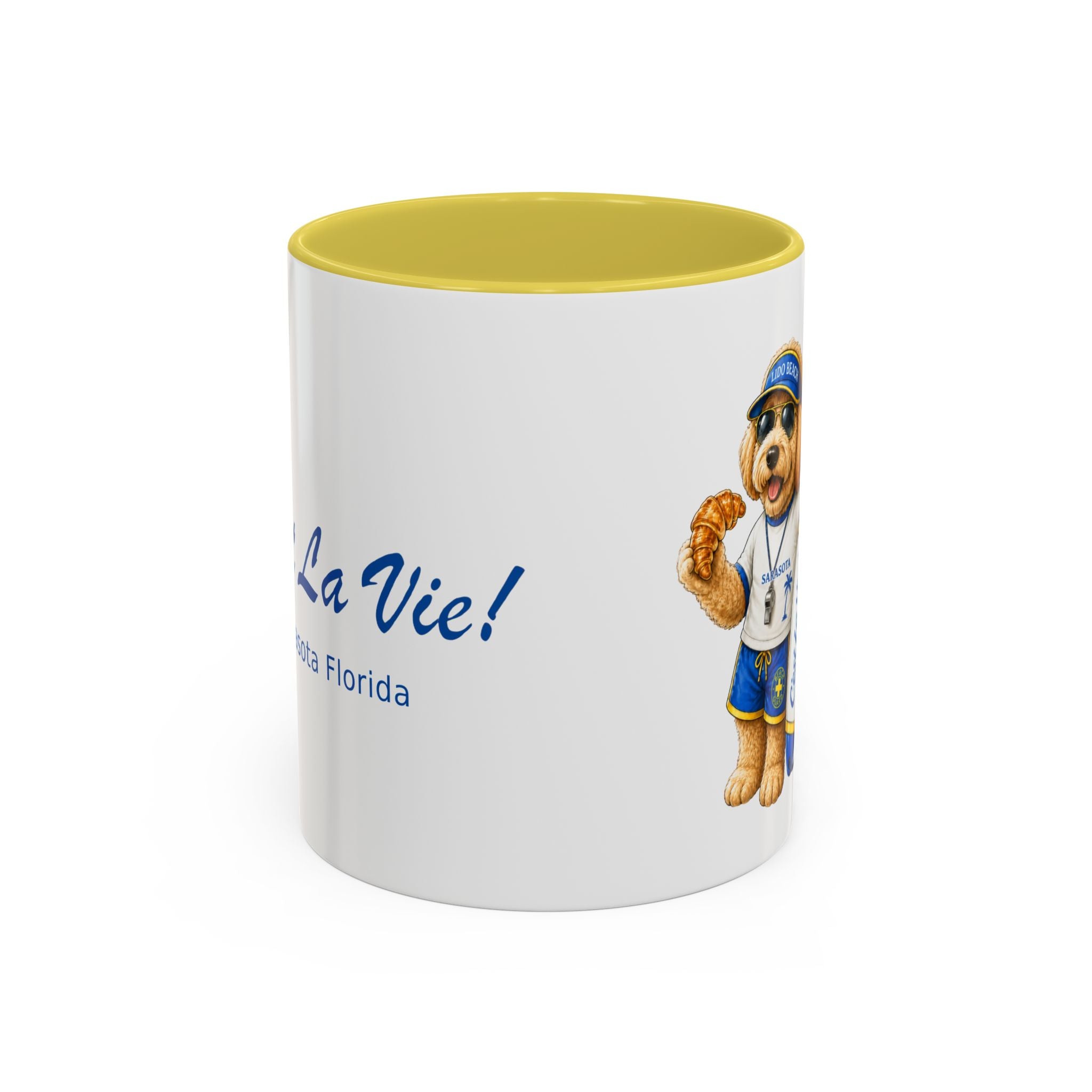 C'est La Vie! Doodle Café Mug — Authentic French Bakery Sarasota Cup (11oz/15oz)