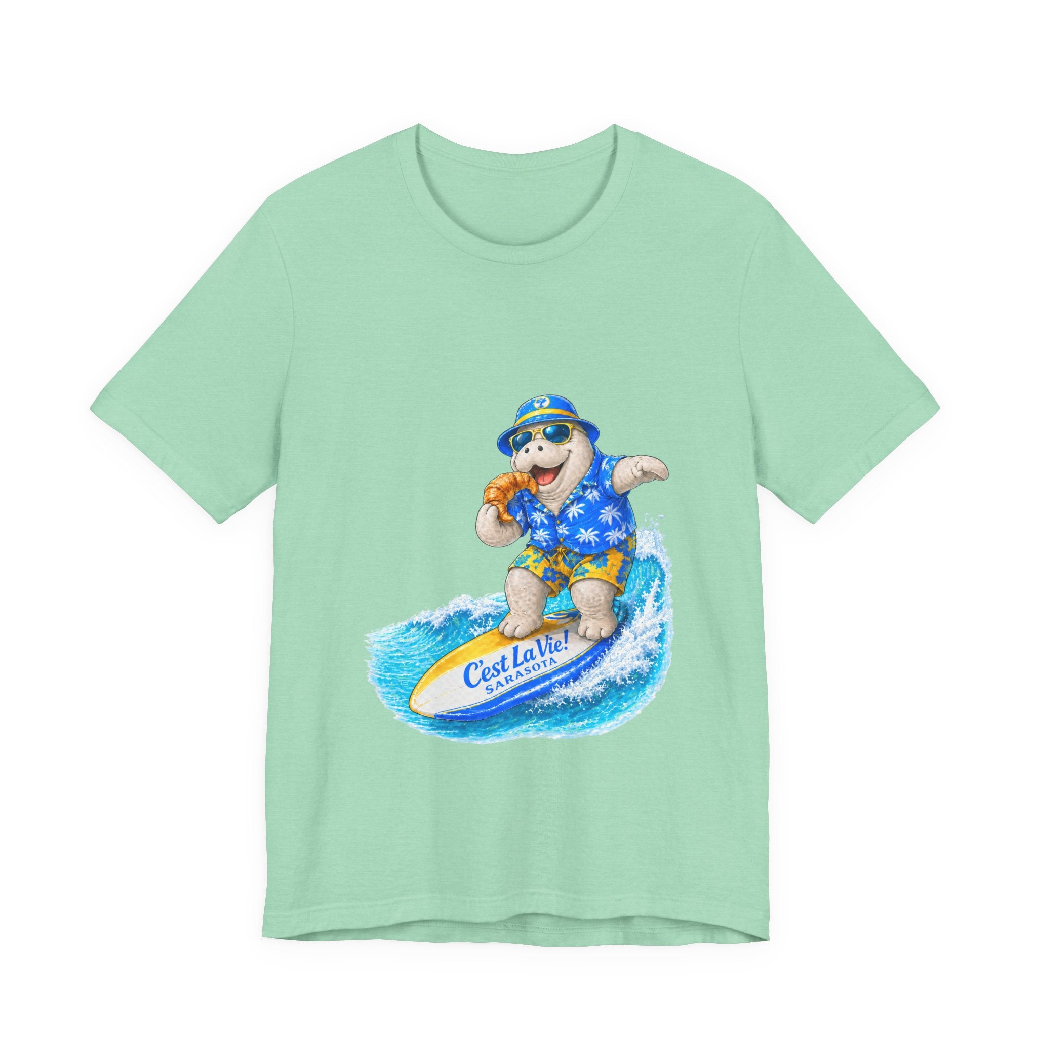 Unisex T-Shirt C'est La Vie — Manatee Surfer