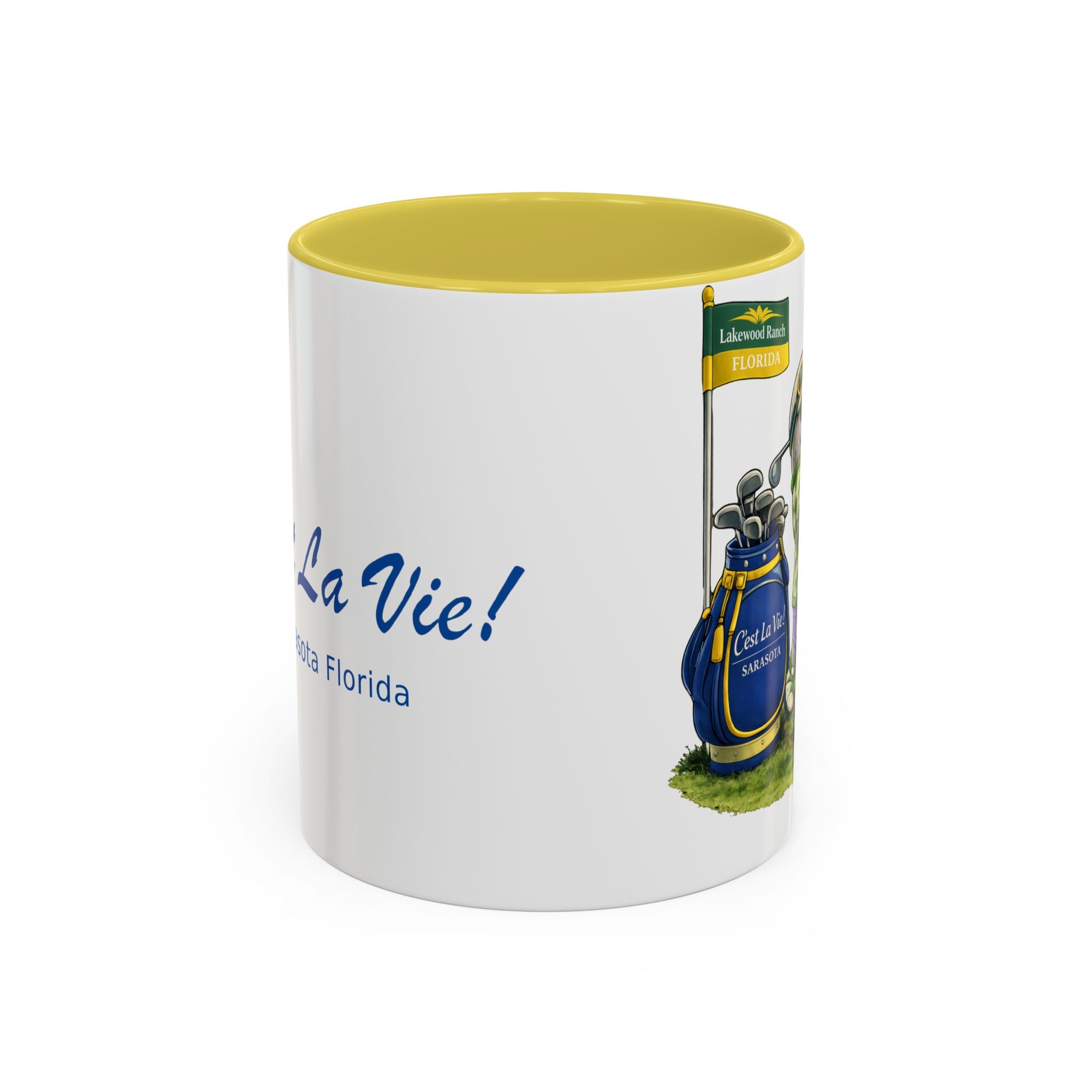 C'est La Vie! Café Mug — Manatee Golf (11oz/15oz)