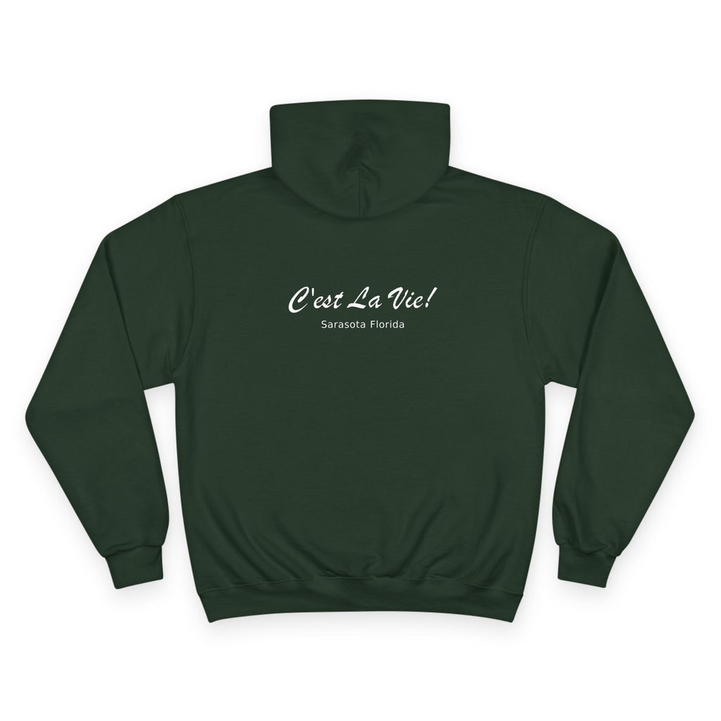 Champion Unisex Hoodie –  Manatee Golf "C'est La Vie" Back Print