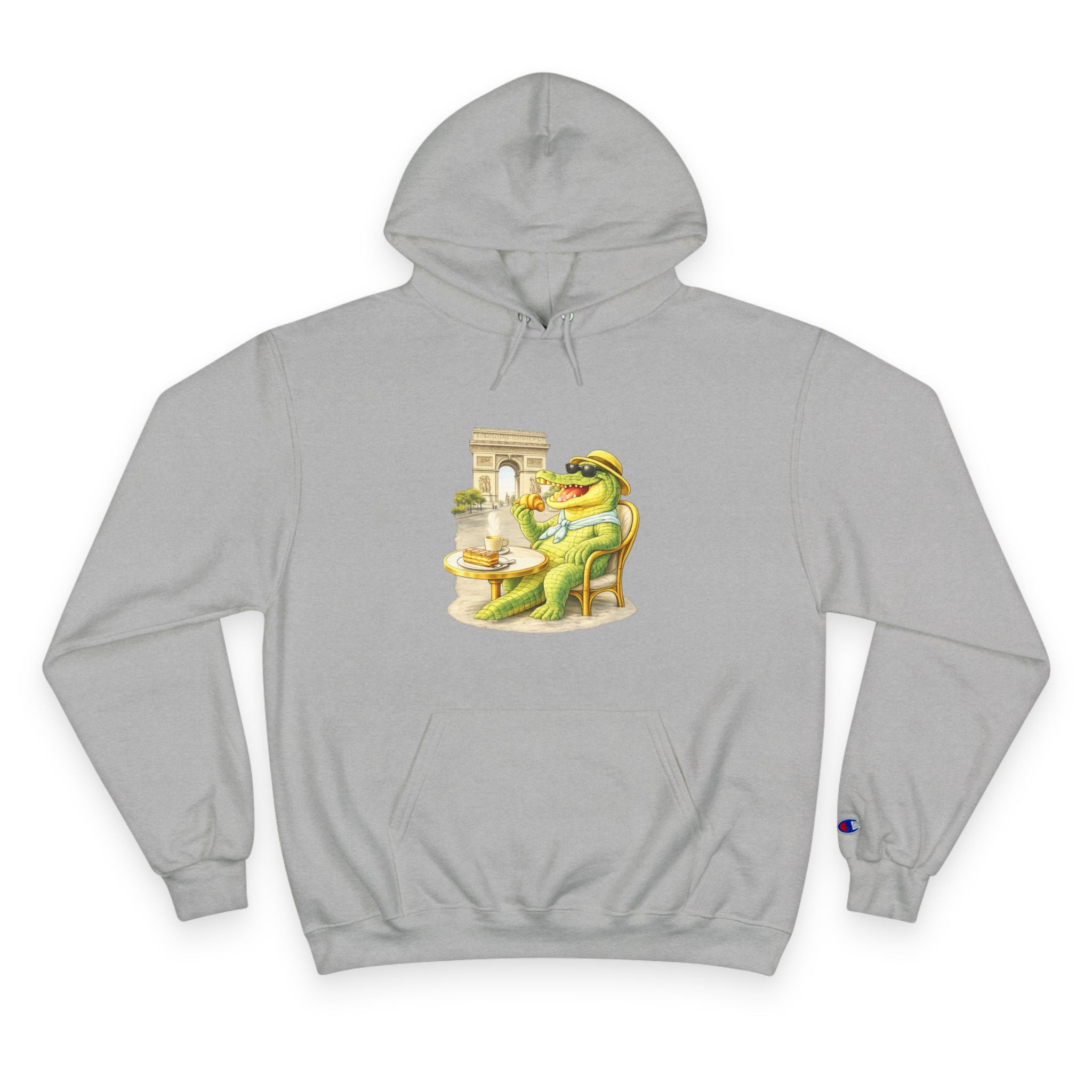 Champion Unisex Hoodie –  Gator Paris "C'est La Vie" Back Print