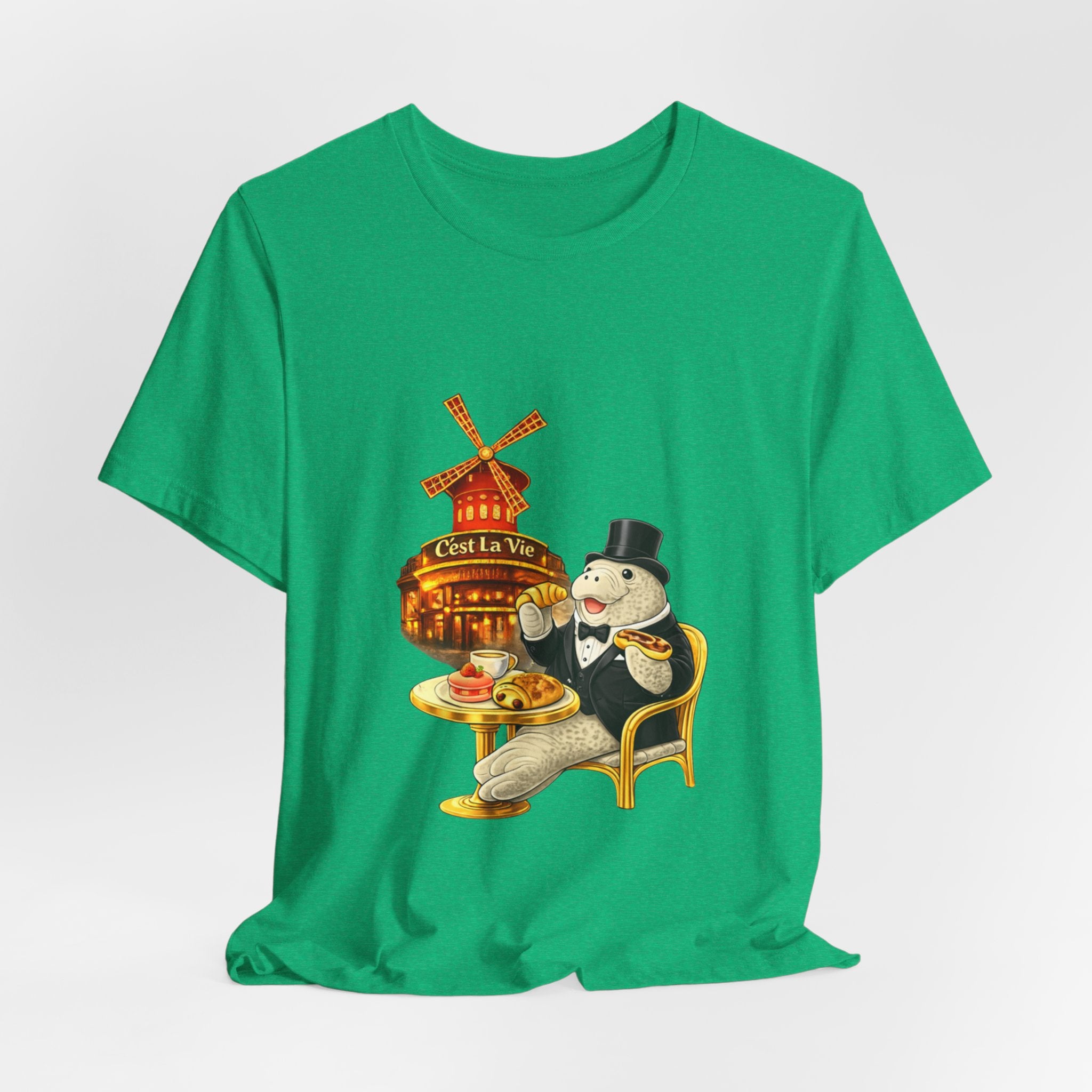 T-Shirt C'est La Vie Smoking Manatee — Owner Edition