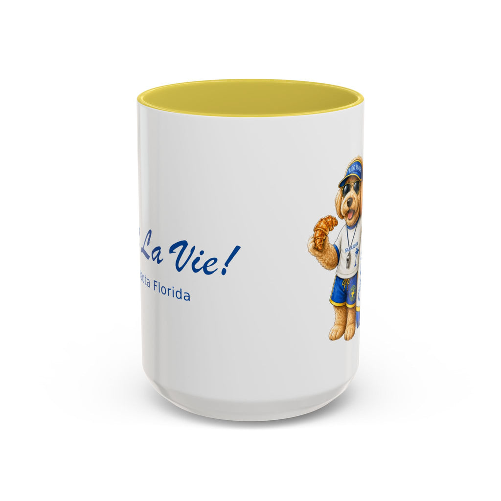 C'est La Vie! Doodle Café Mug — Authentic French Bakery Sarasota Cup (11oz/15oz)