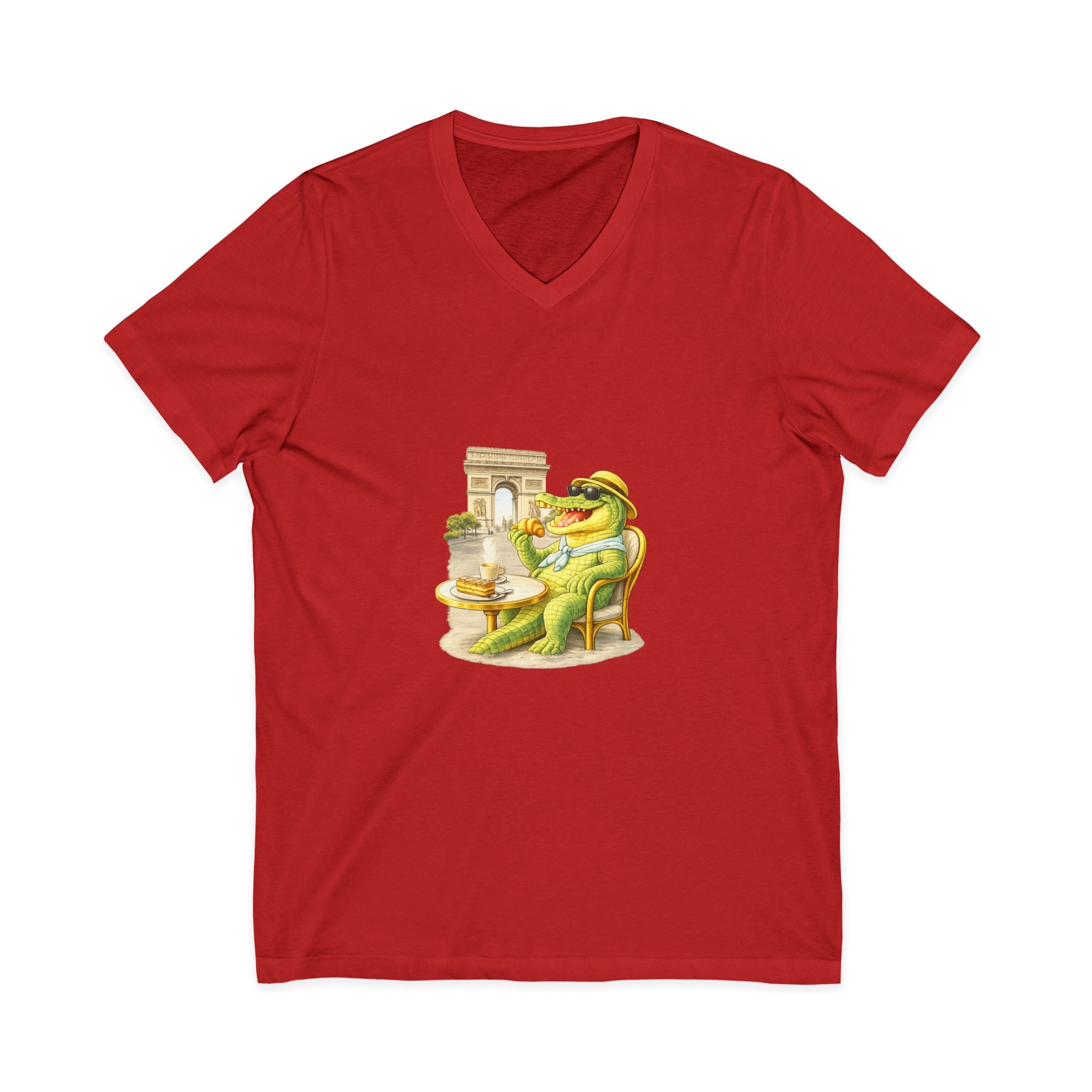Unisex V-Neck T-Shirt C'est La Vie — Gator Paris