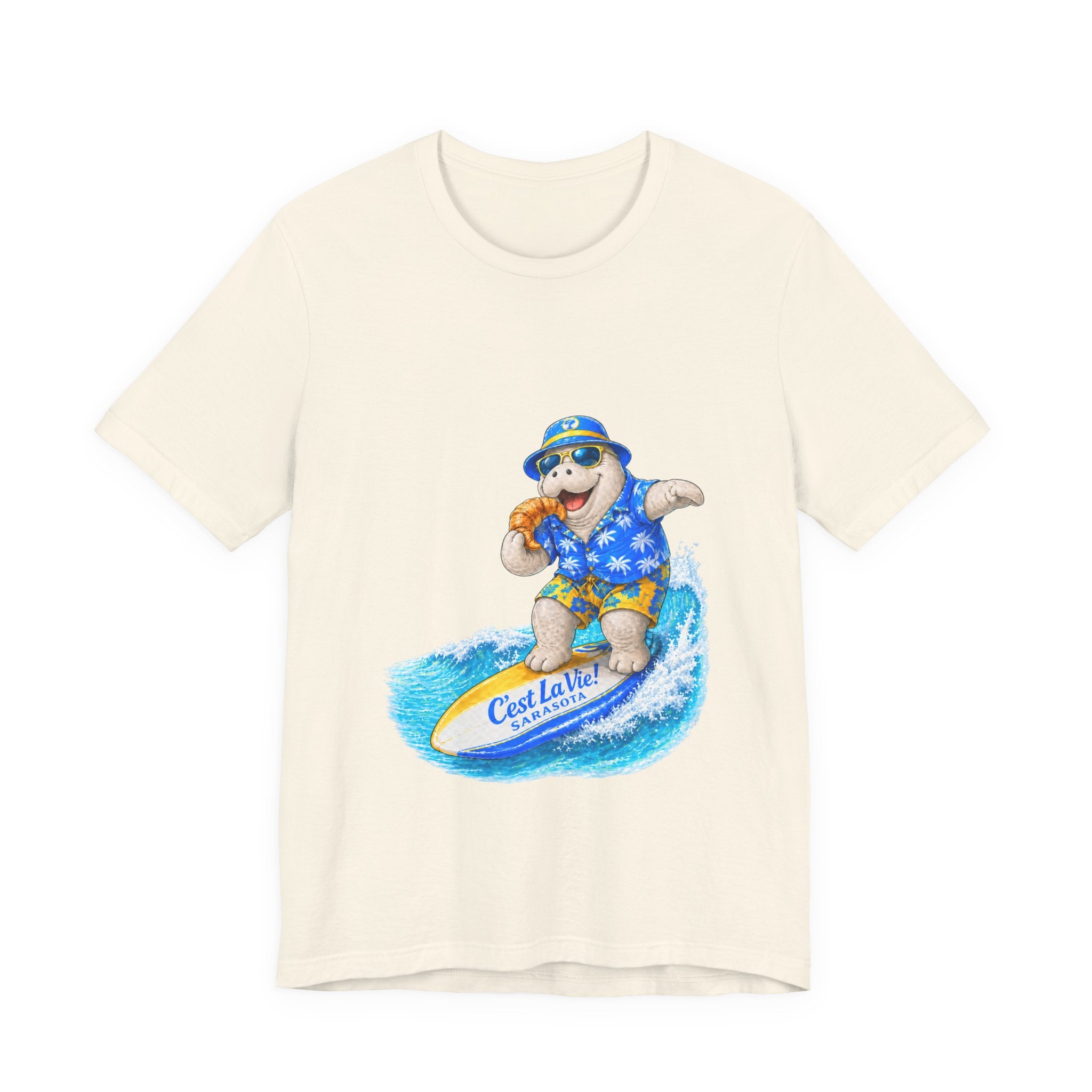 Unisex T-Shirt C'est La Vie — Manatee Surfer