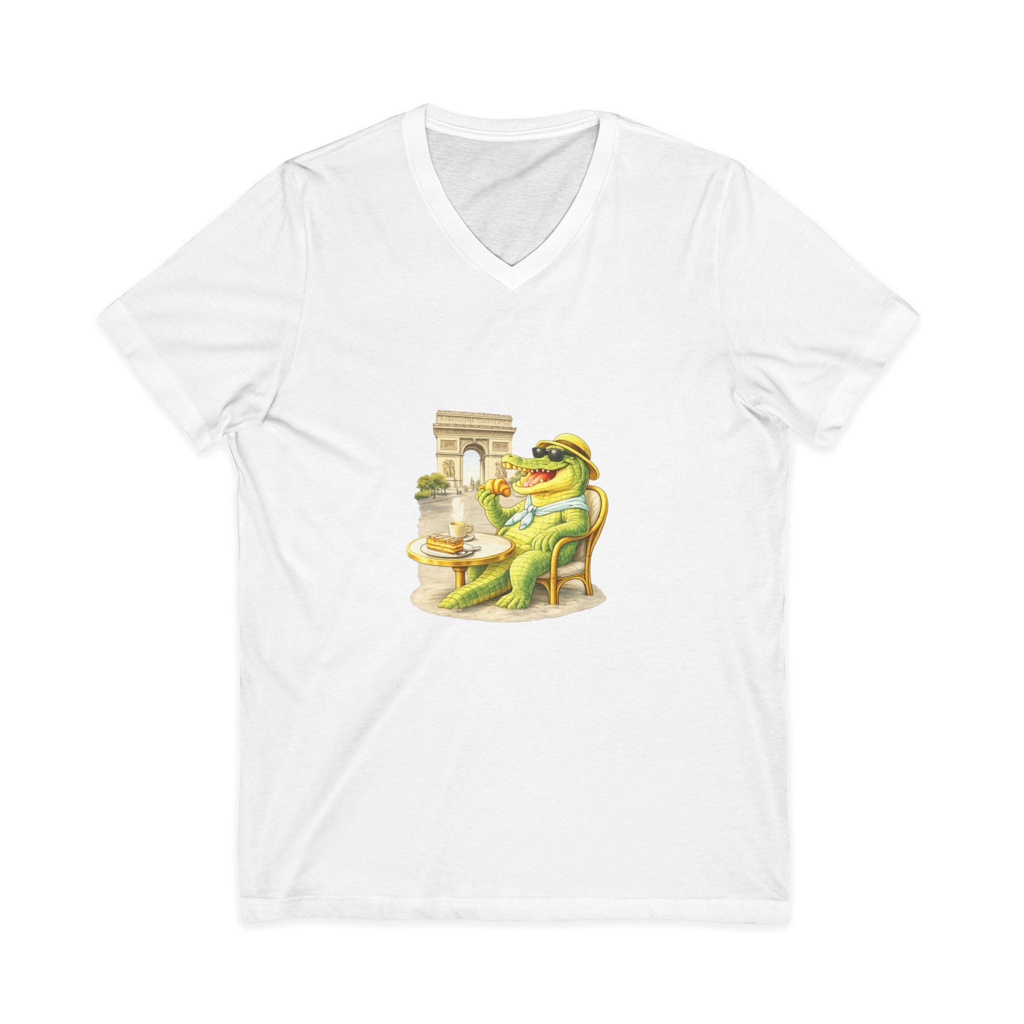 Unisex V-Neck T-Shirt C'est La Vie — Gator Paris