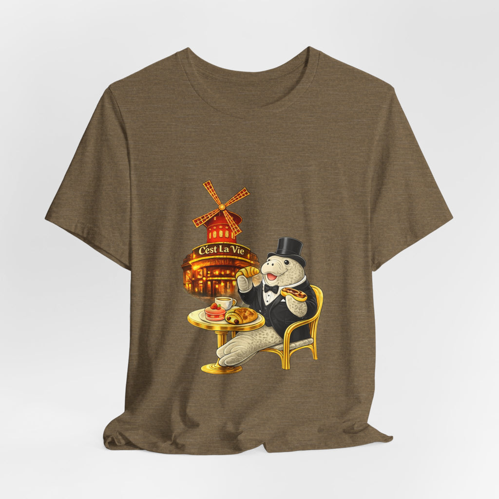 T-Shirt C'est La Vie Smoking Manatee — Owner Edition