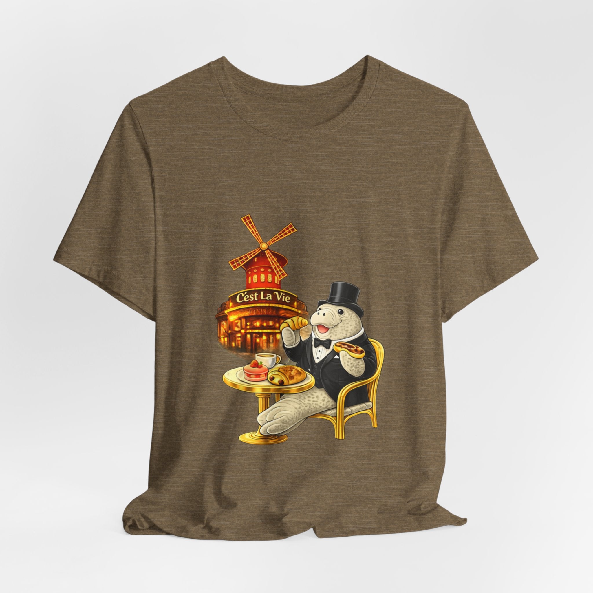 T-Shirt C'est La Vie Smoking Manatee — Owner Edition