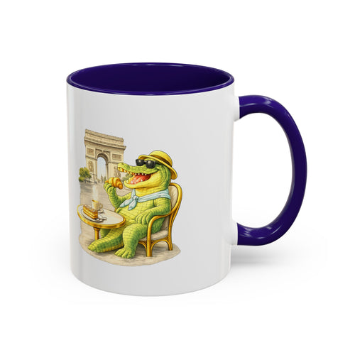 C'est La Vie! Gator Café Mug — Authentic French Bakery Sarasota Cup (11oz/15oz)