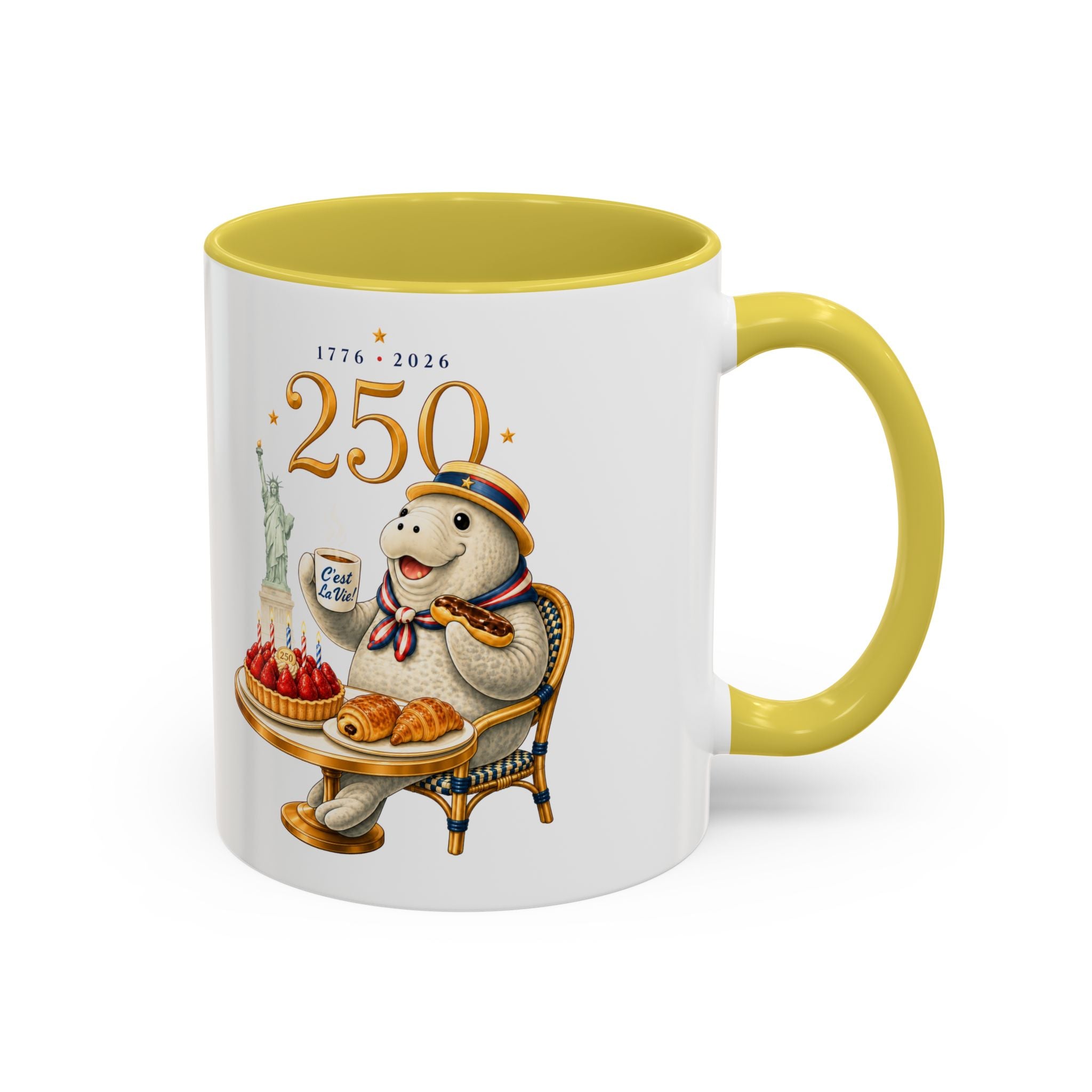 C'est La Vie! Collector Café Mug — 250 Years of USA (11oz/15oz)