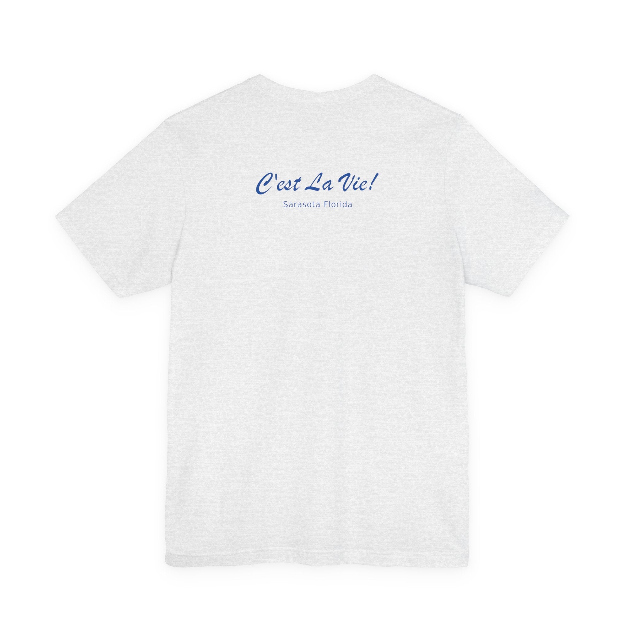 Unisex T-Shirt C'est La Vie — TIF Blue/Yellow Skeleton Owner Fred