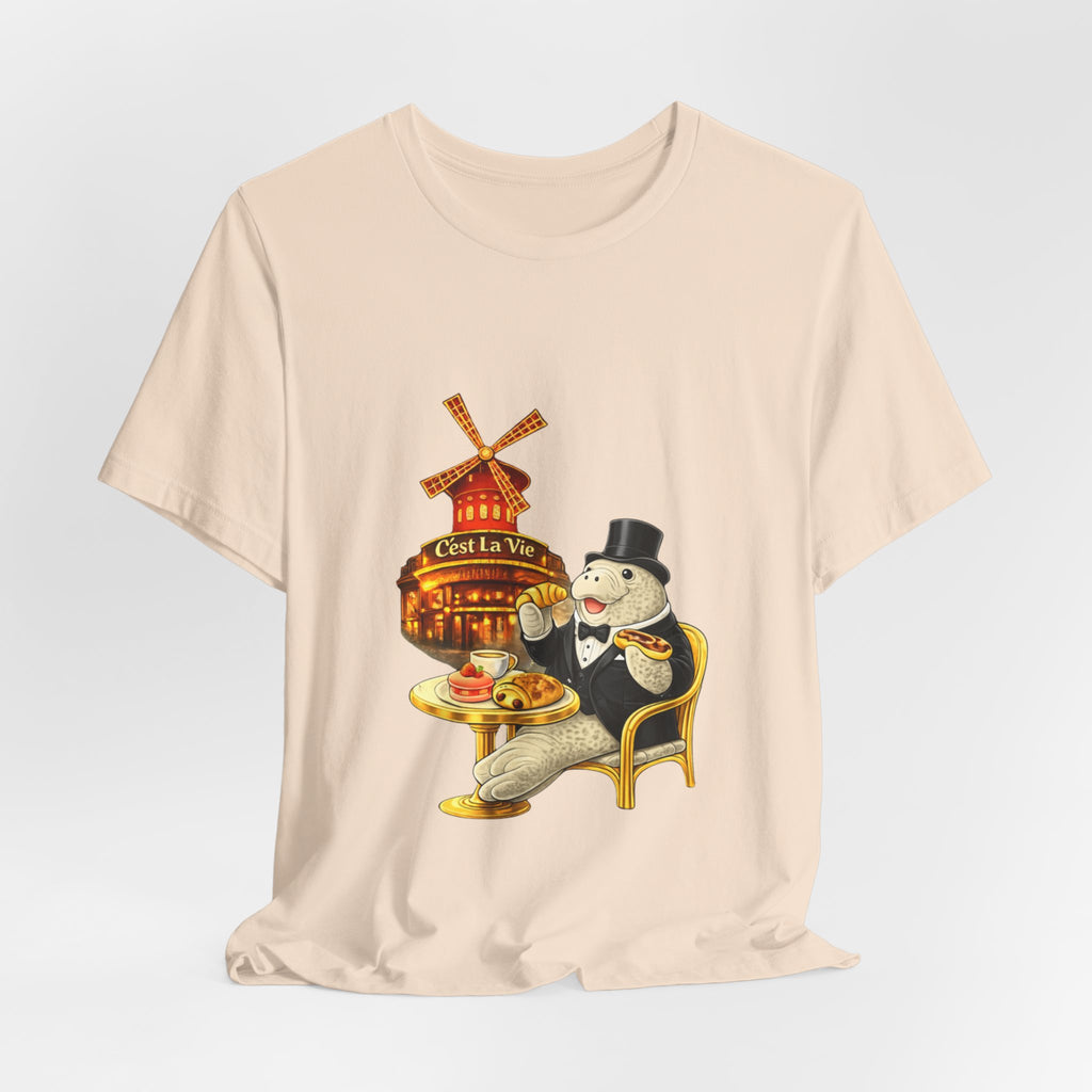 T-Shirt C'est La Vie Smoking Manatee — Owner Edition