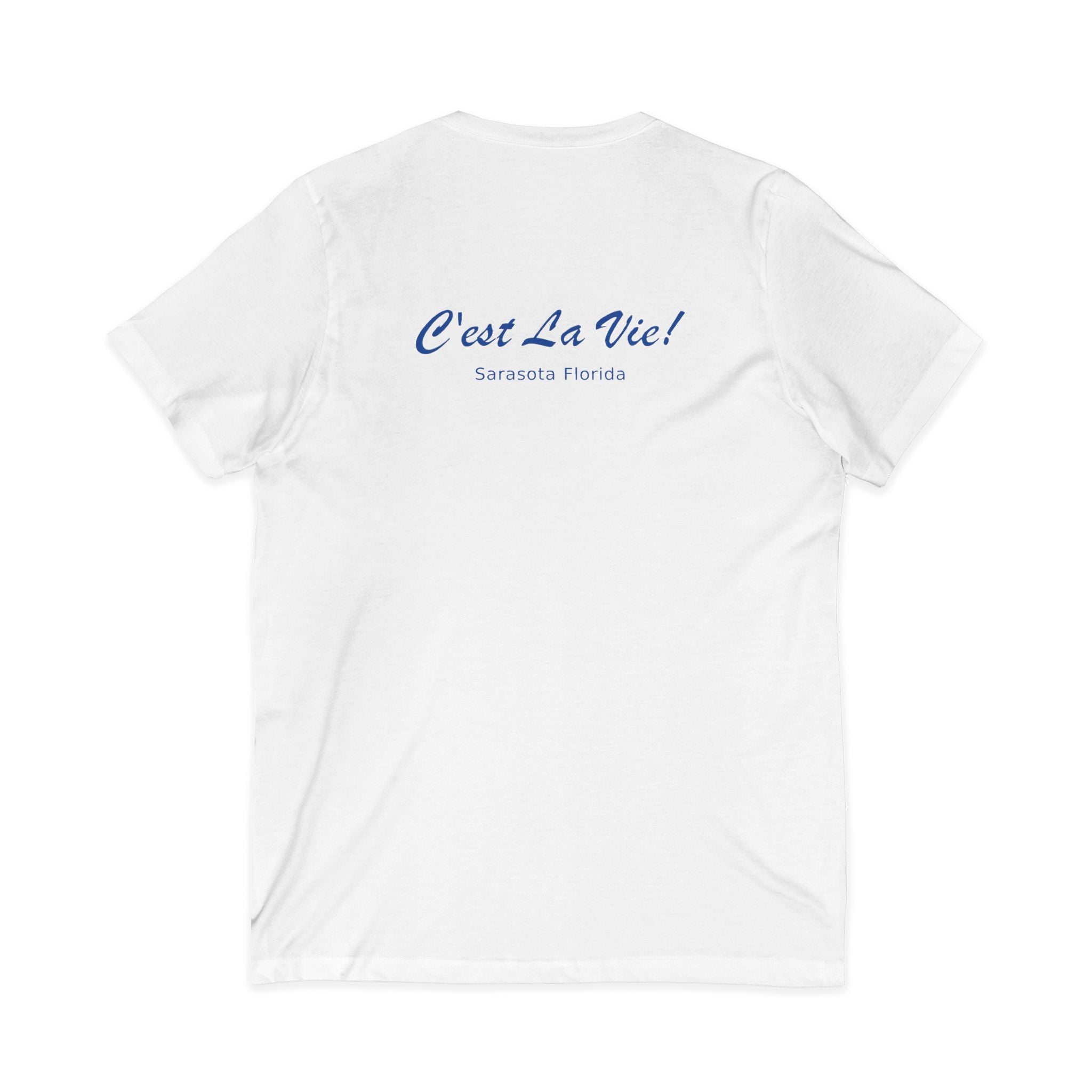 V-Neck T-Shirt C'est La Vie — Panthera of Florida