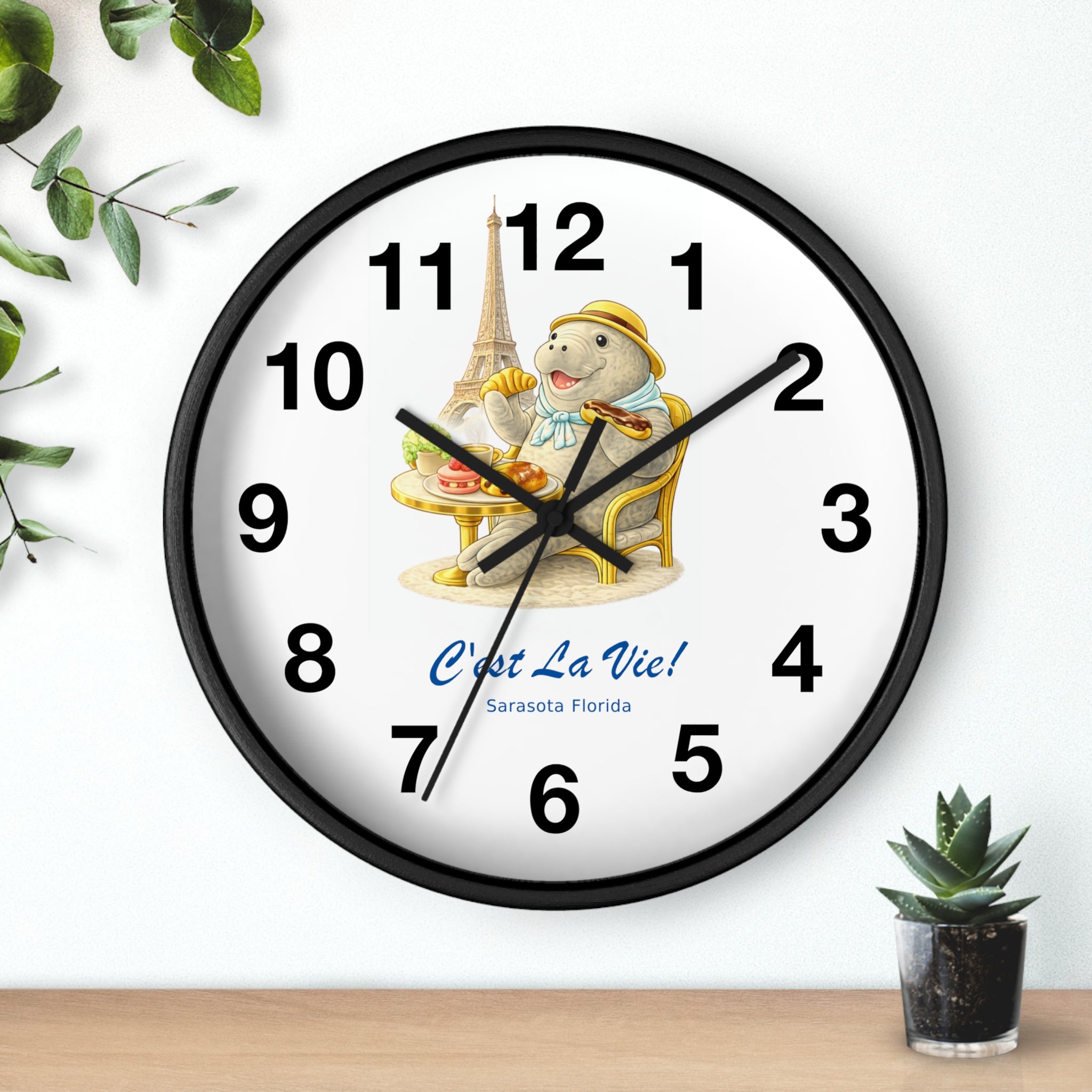 Wall Clock C’est La Vie! (Sarasota, Florida)