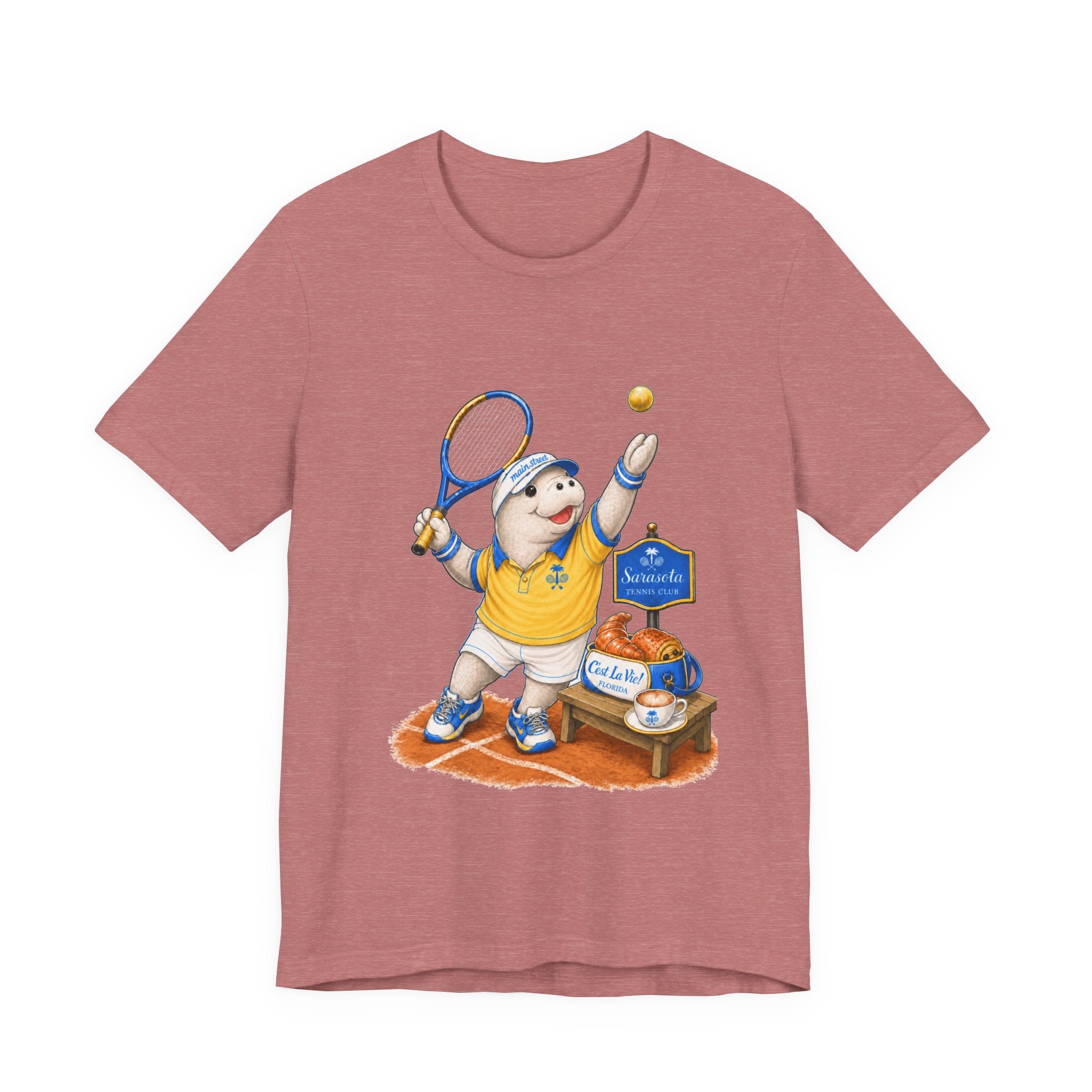 Unisex T-Shirt C'est La Vie — Manatee Tennisman