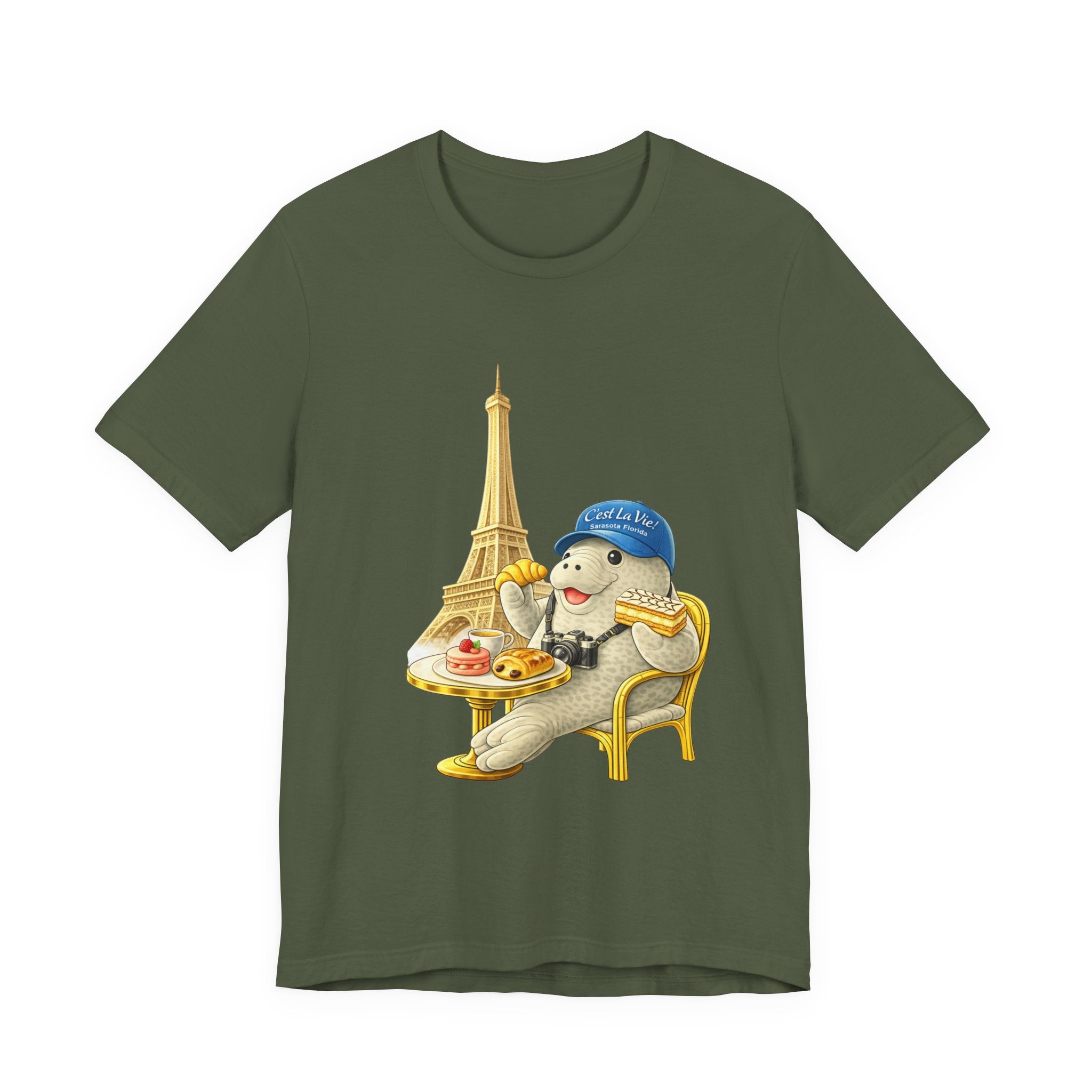 T-Shirt C'est La Vie Camera Manatee — Owner Edition