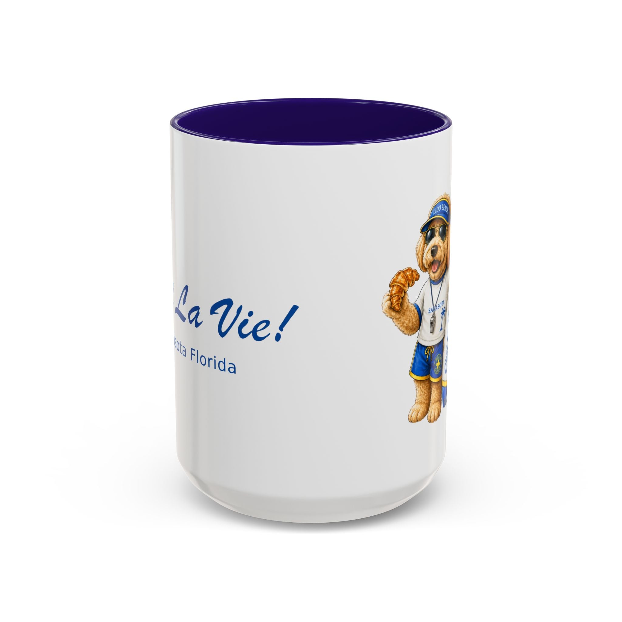 C'est La Vie! Doodle Café Mug — Authentic French Bakery Sarasota Cup (11oz/15oz)