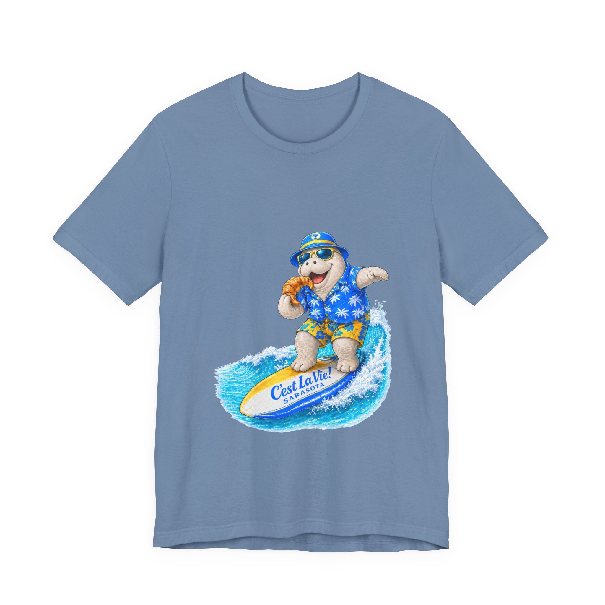 Unisex T-Shirt C'est La Vie — Manatee Surfer
