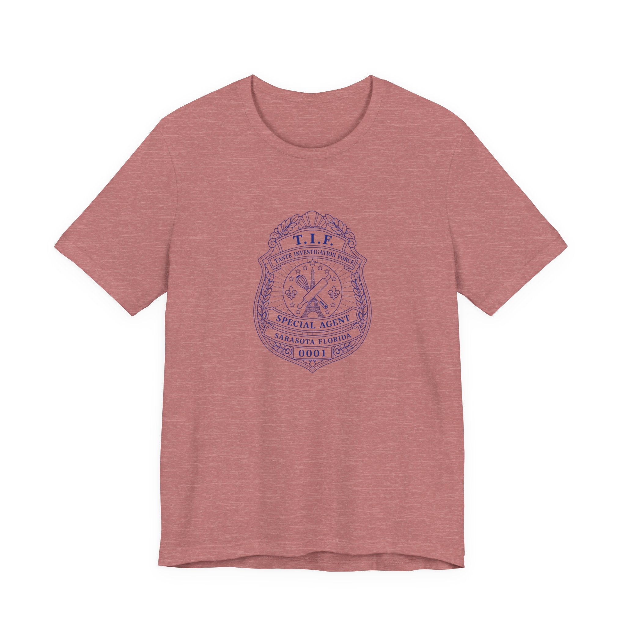Unisex T-Shirt C'est La Vie — TIF Blue/Yellow Skeleton Owner Fred