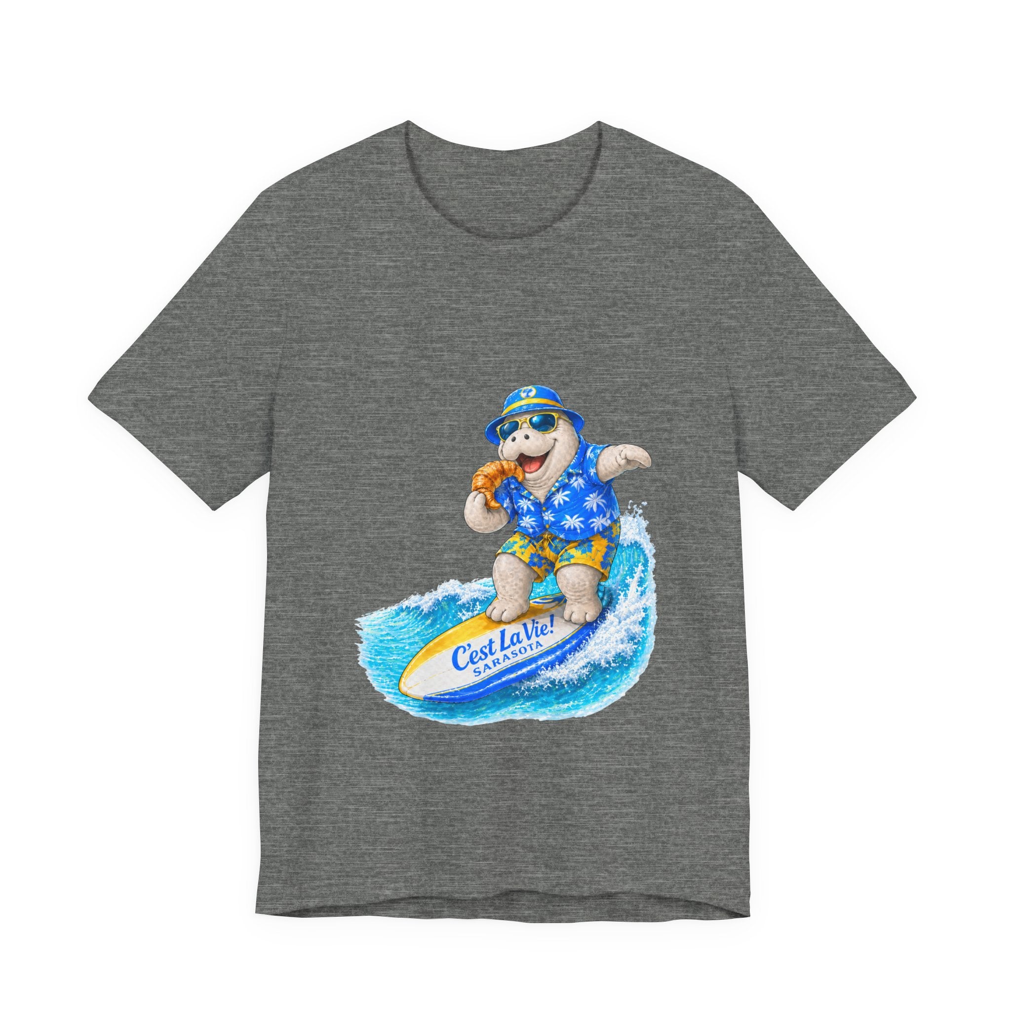 Unisex T-Shirt C'est La Vie — Manatee Surfer