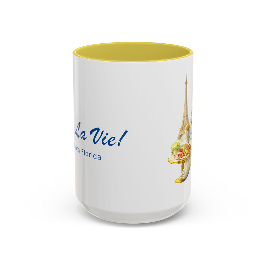 C'est La Vie! Manatee Café Mug — Authentic French Bakery Sarasota Cup (11oz/15oz)