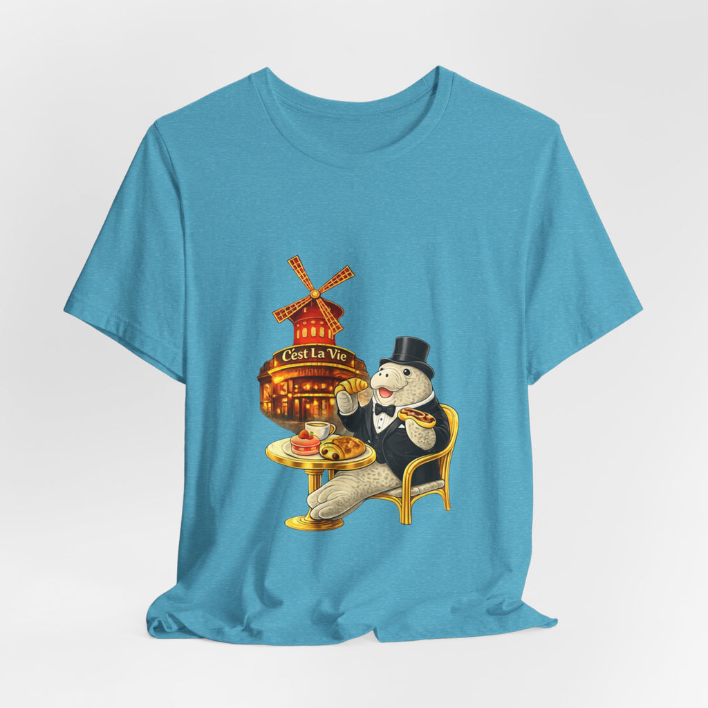 T-Shirt C'est La Vie Smoking Manatee — Owner Edition