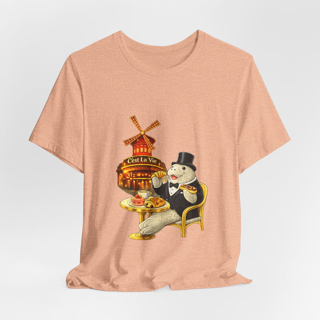 T-Shirt C'est La Vie Smoking Manatee — Owner Edition