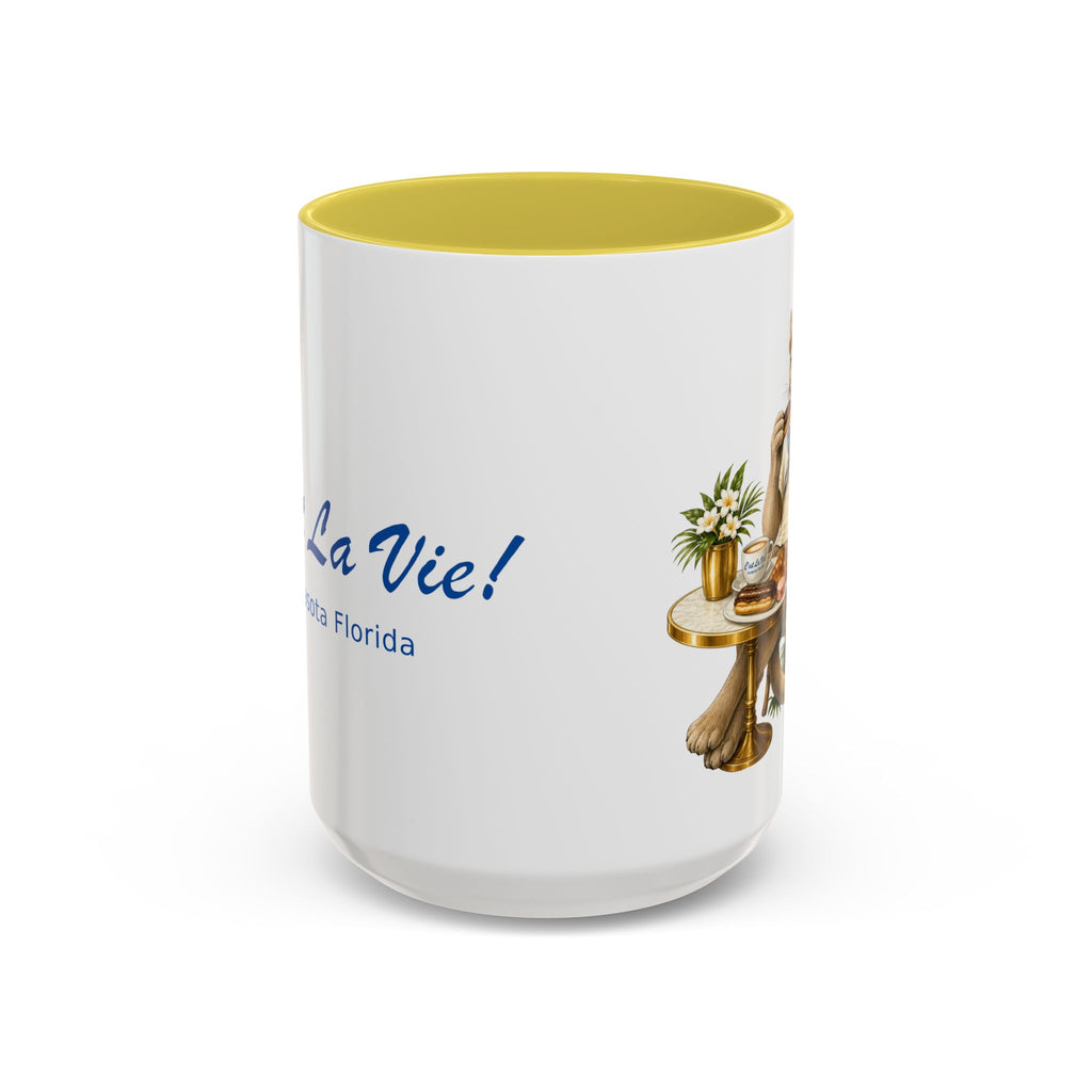 C'est La Vie! Panthera Café Mug — Authentic French Bakery Sarasota Cup (11oz/15oz)