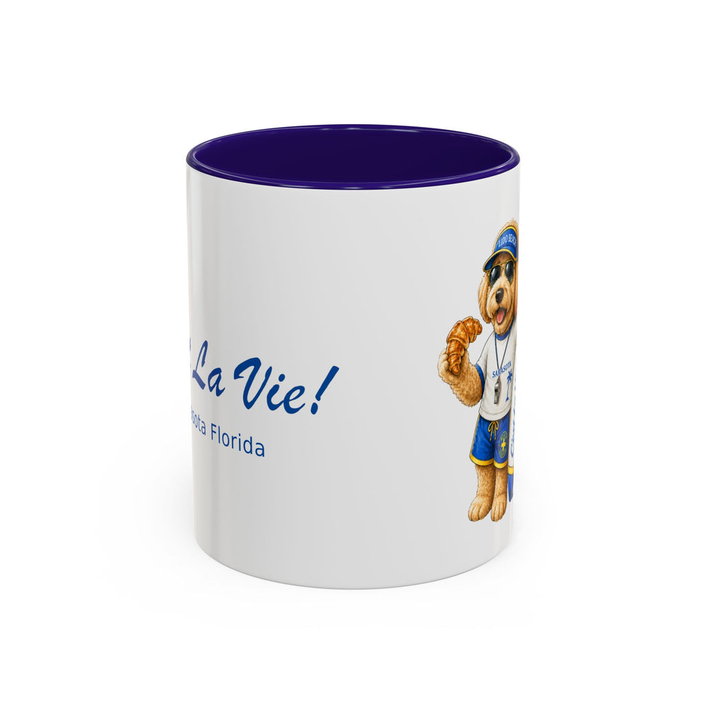C'est La Vie! Doodle Café Mug — Authentic French Bakery Sarasota Cup (11oz/15oz)