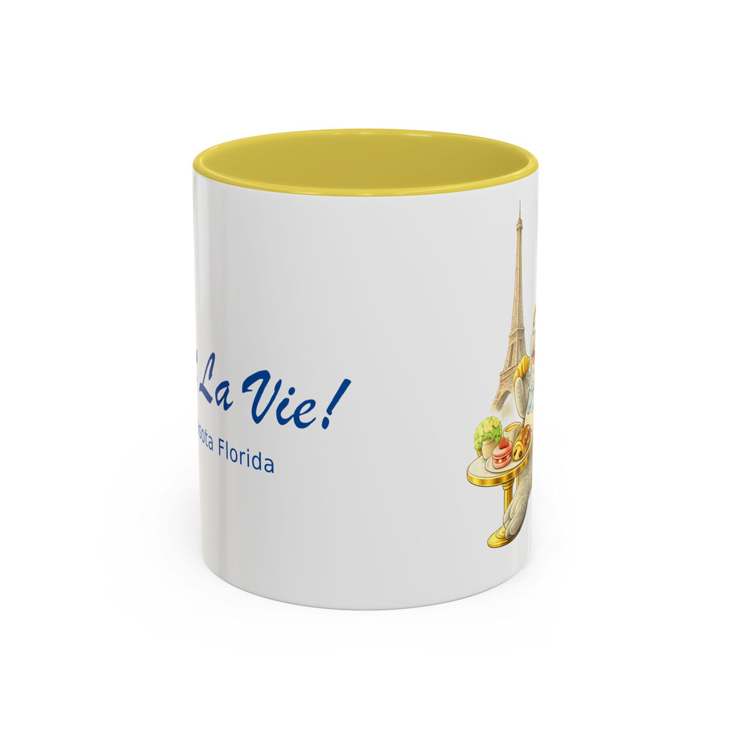 C'est La Vie! Manatee Café Mug — Authentic French Bakery Sarasota Cup (11oz/15oz)