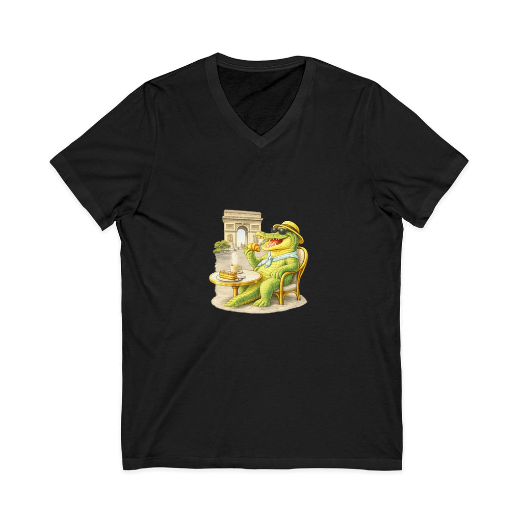 Unisex V-Neck T-Shirt C'est La Vie — Gator Paris