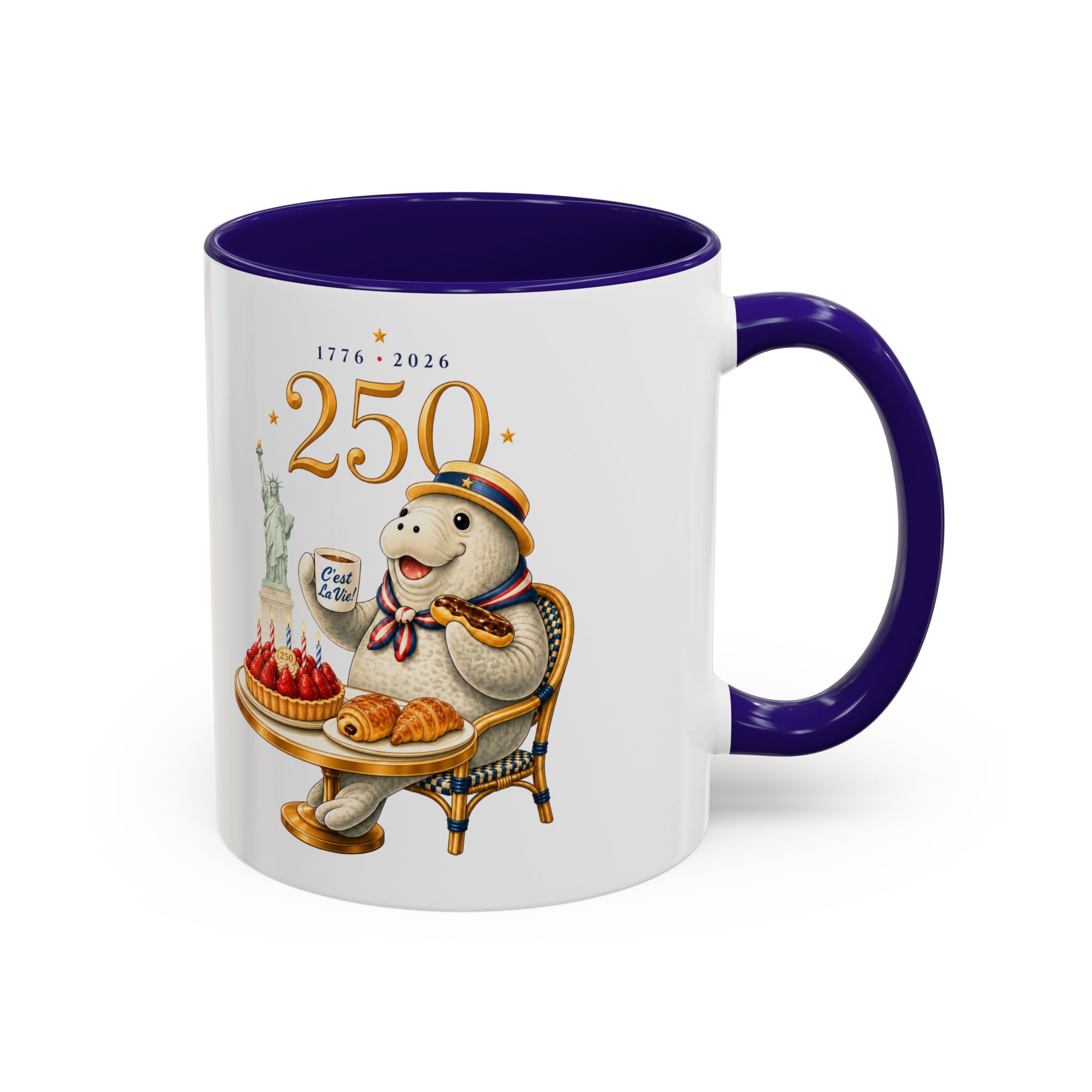 C'est La Vie! Collector Café Mug — 250 Years of USA (11oz/15oz)