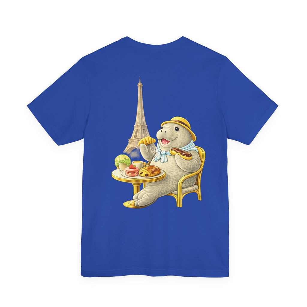 T-Shirt Logo Heart Infront C'est La Vie - Manatee Paris in the Back