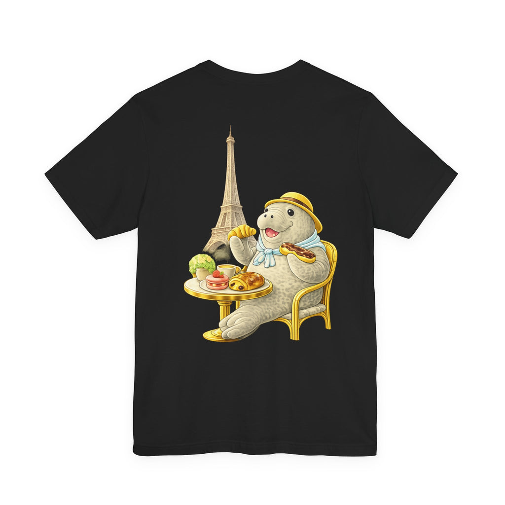 T-Shirt Logo Heart Infront C'est La Vie - Manatee Paris in the Back