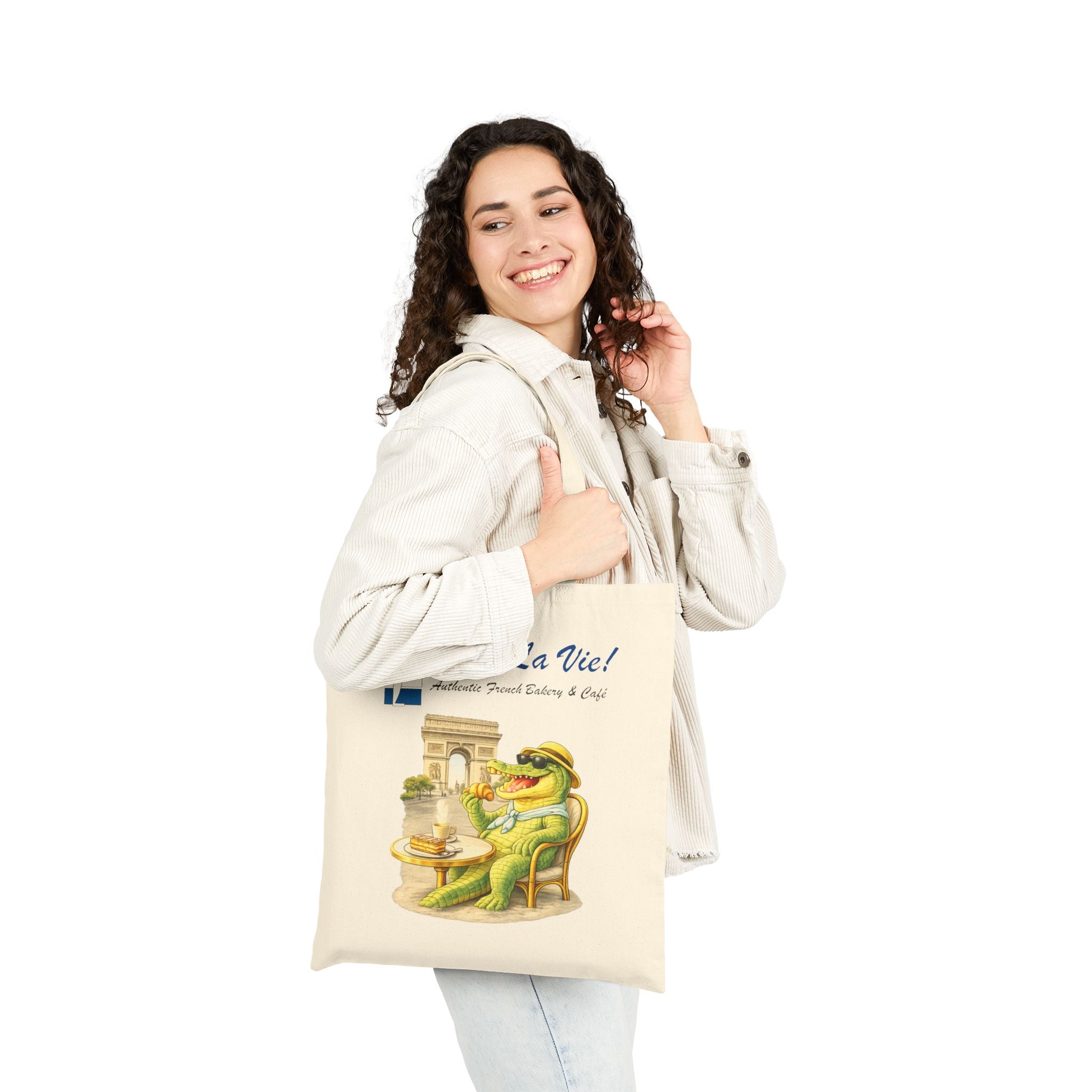 Tote Bag — C'est La Vie! Vintage Alligator & Manatee Café