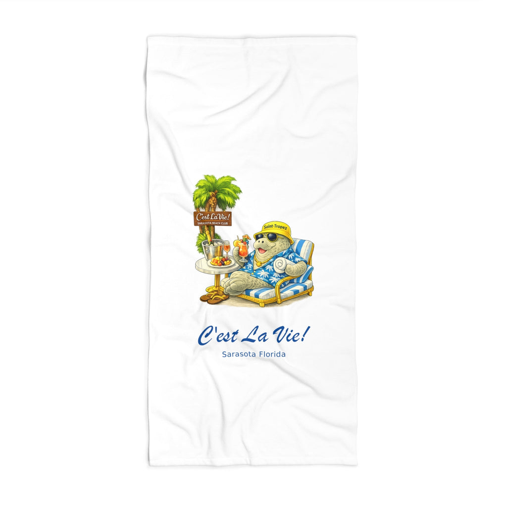Beach Towel — Manatee Saint-Tropez