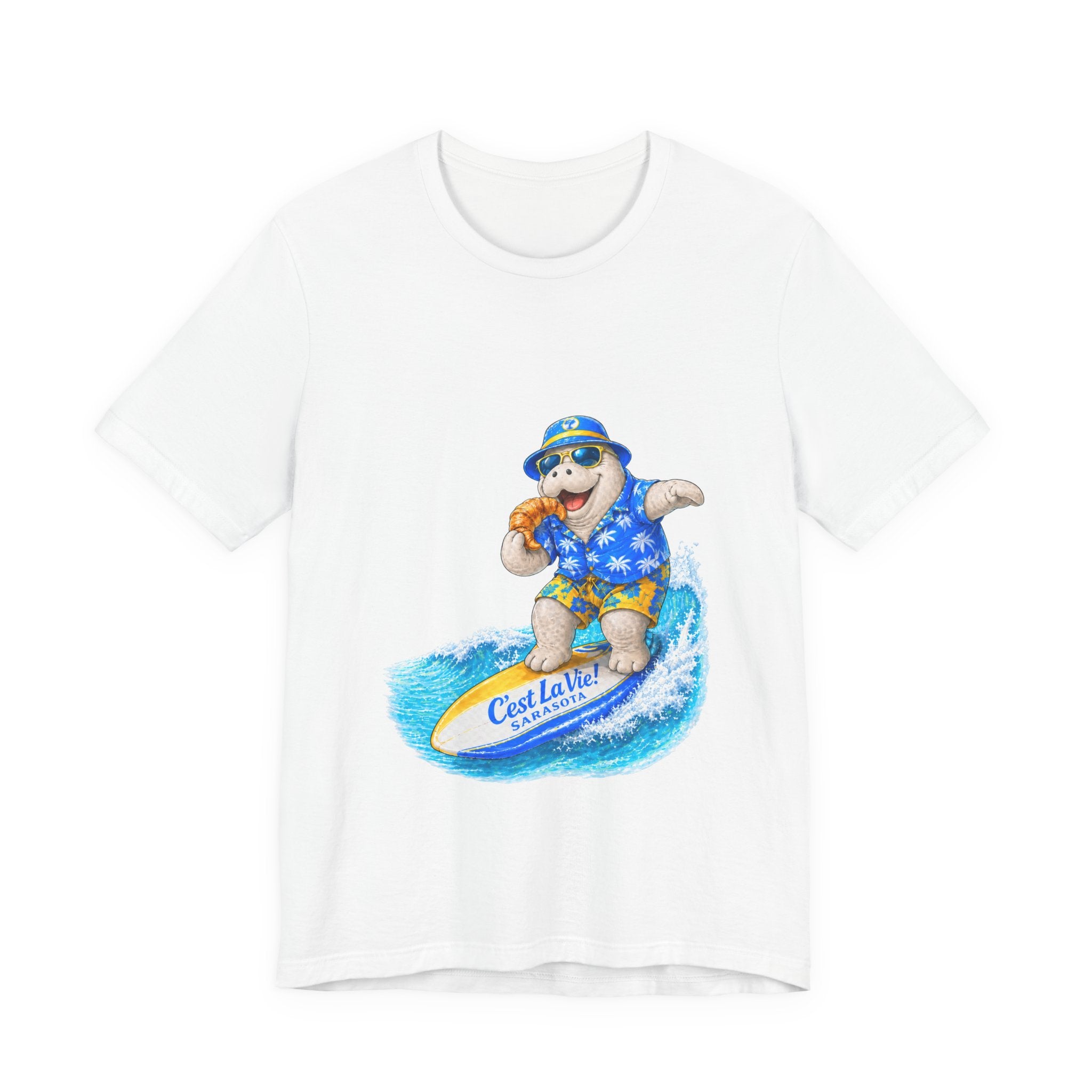 Unisex T-Shirt C'est La Vie — Manatee Surfer